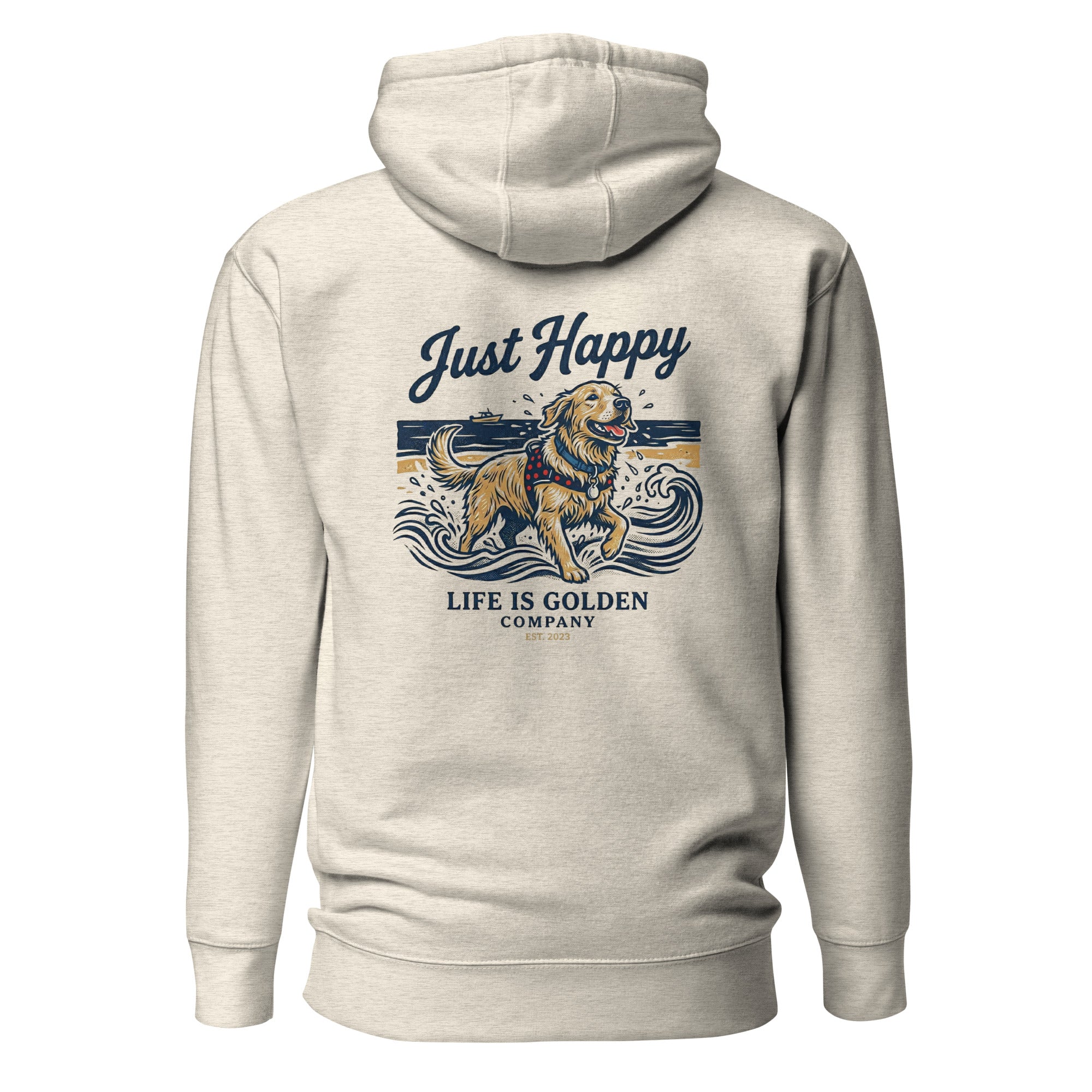 Just Happy Unisex Hoodie