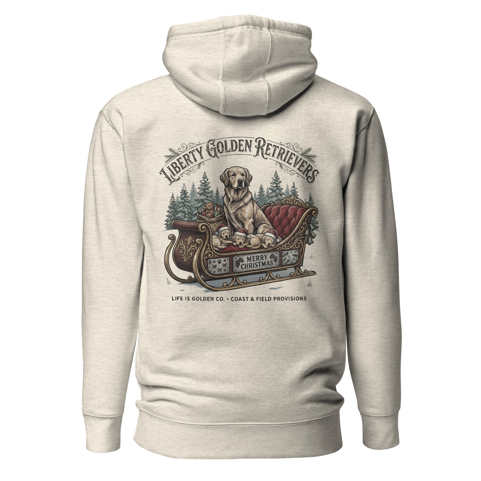 Liberty Goldens Christmas Unisex Hoodie
