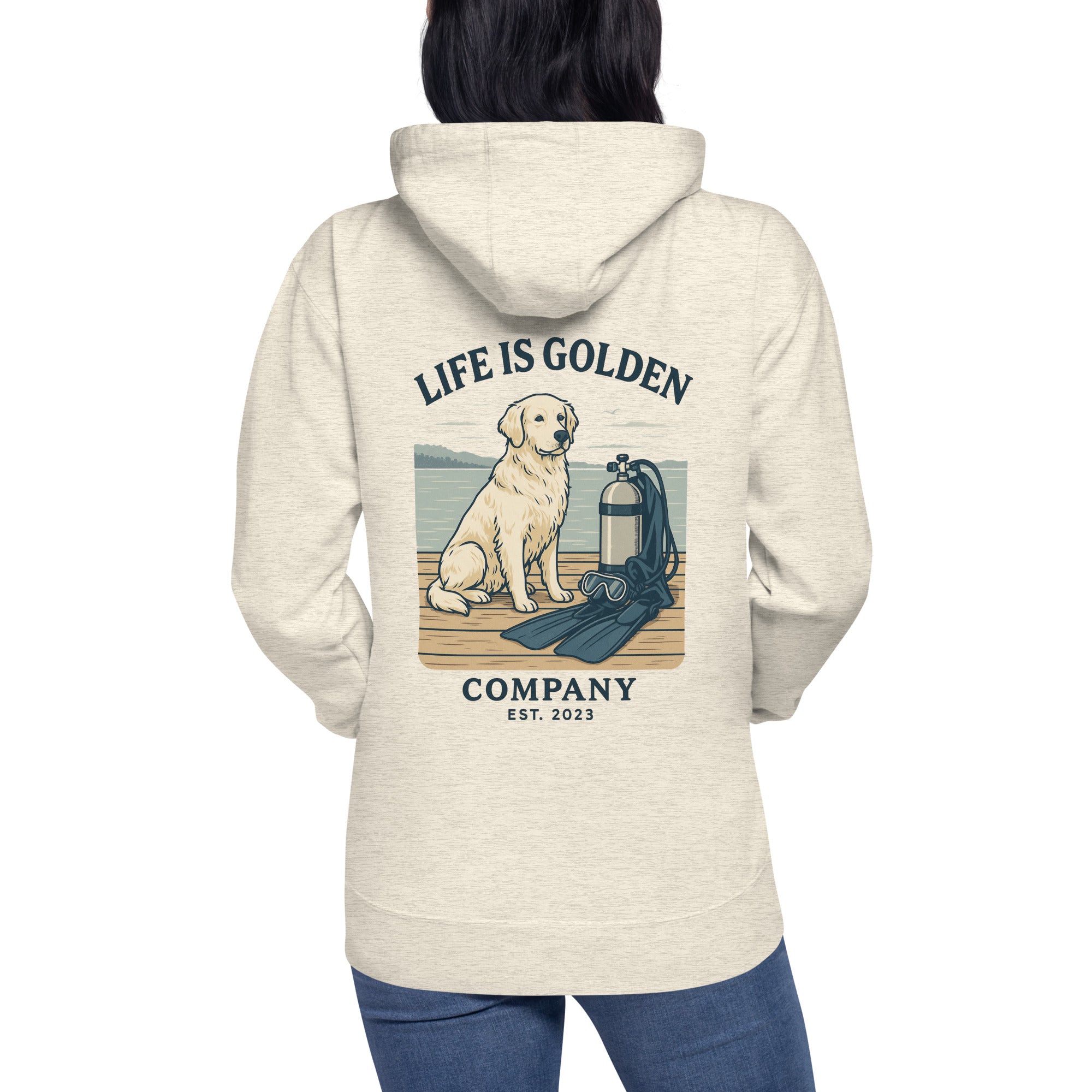 Scuba Pup Unisex Hoodie