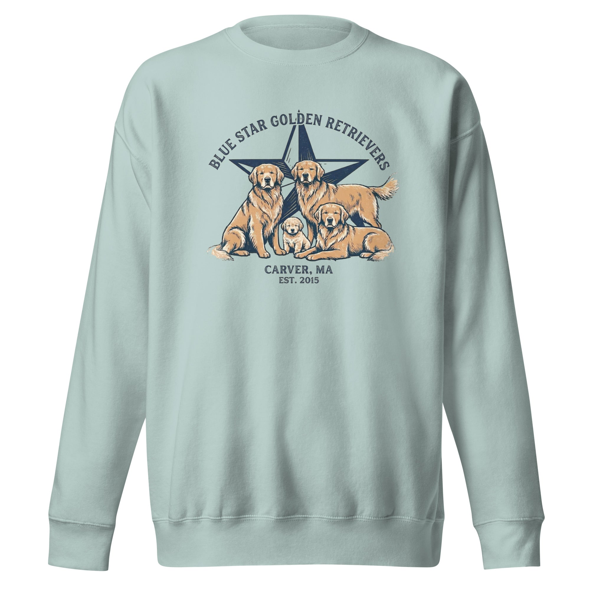 Blue Star Unisex Crew Neck