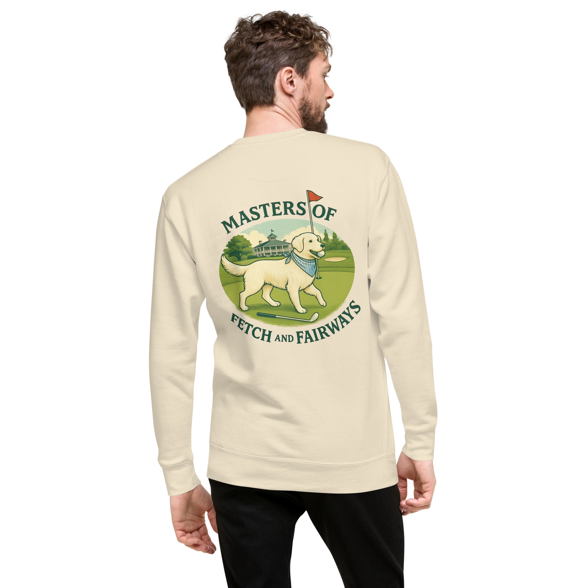 Masters of Fetch and Fairways Unisex Crew Neck