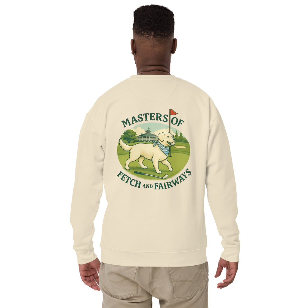 Masters of Fetch and Fairways Unisex Crew Neck