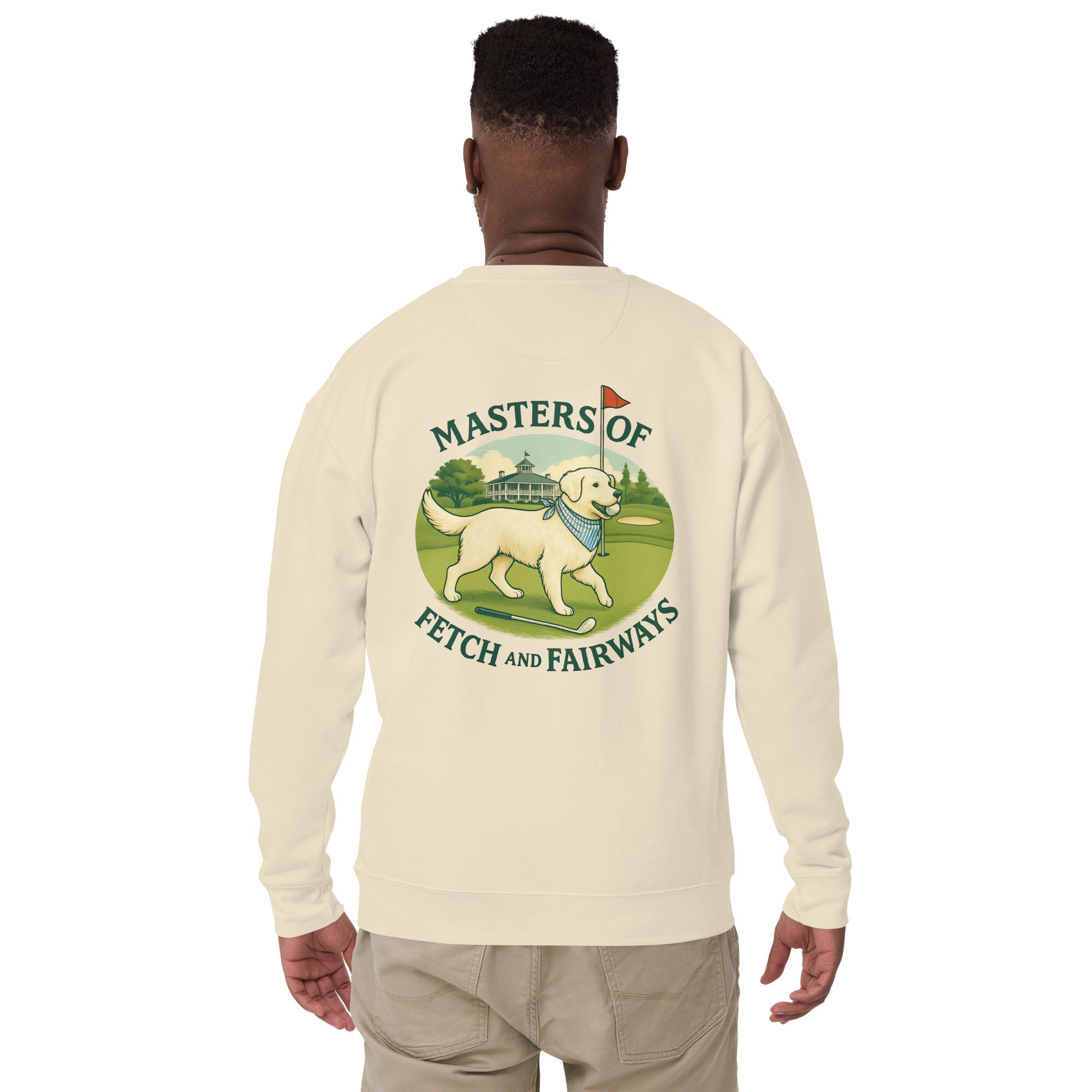 Masters of Fetch and Fairways Unisex Crew Neck