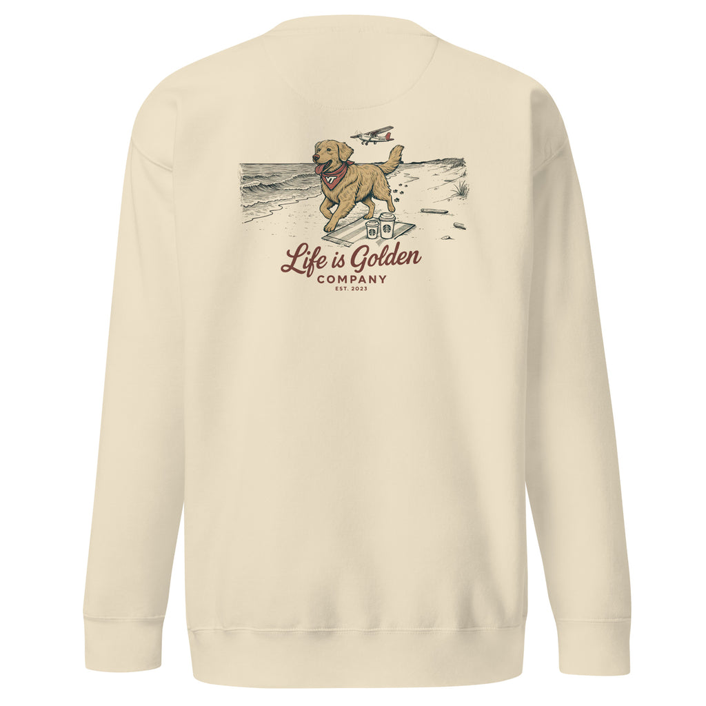 VT Beach Run Crew Neck Sweatshirt