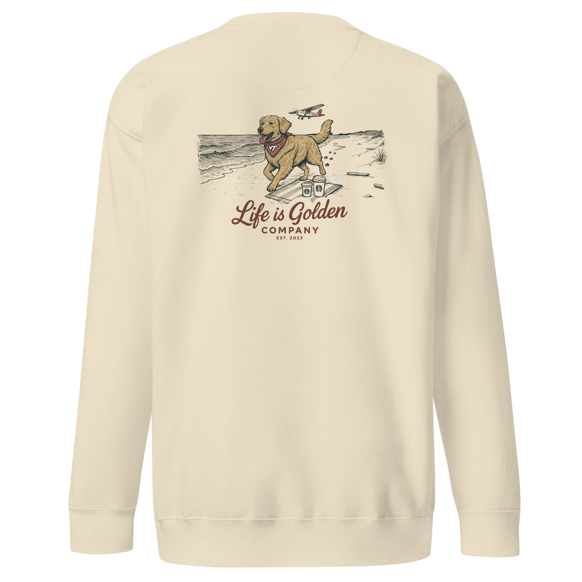 VT Beach Run Crew Neck Sweatshirt