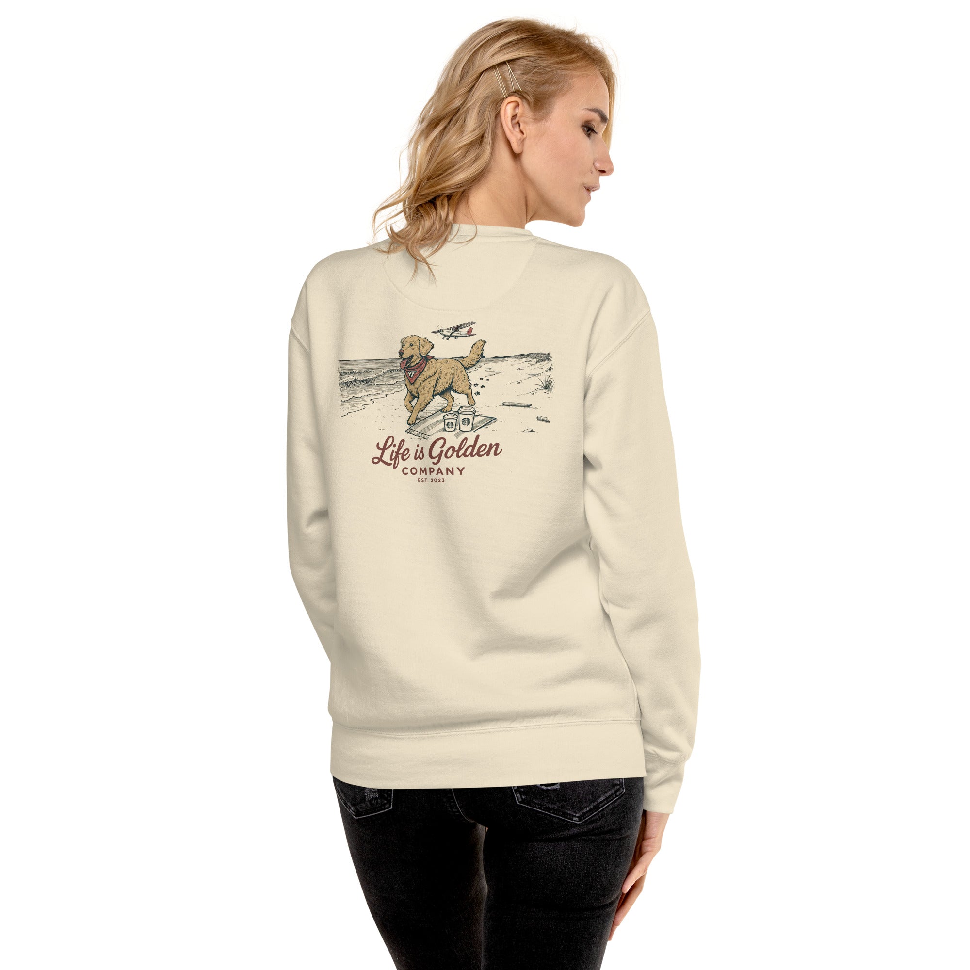 VT Beach Run Crew Neck Sweatshirt