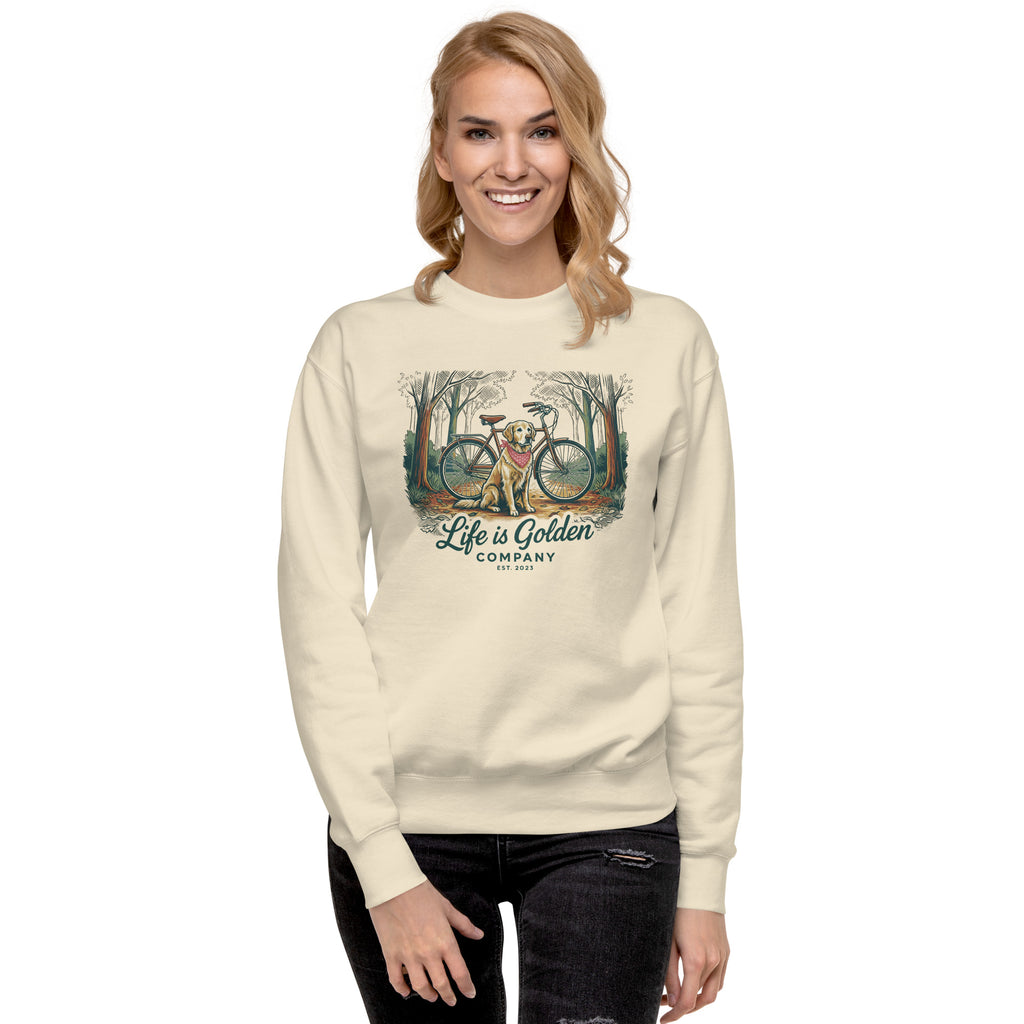 Pedal and Paws Unisex Crew Neck