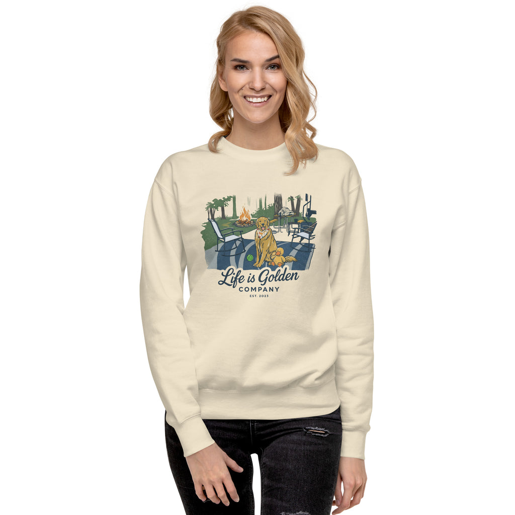 Playful Campsite Unisex Crew Neck