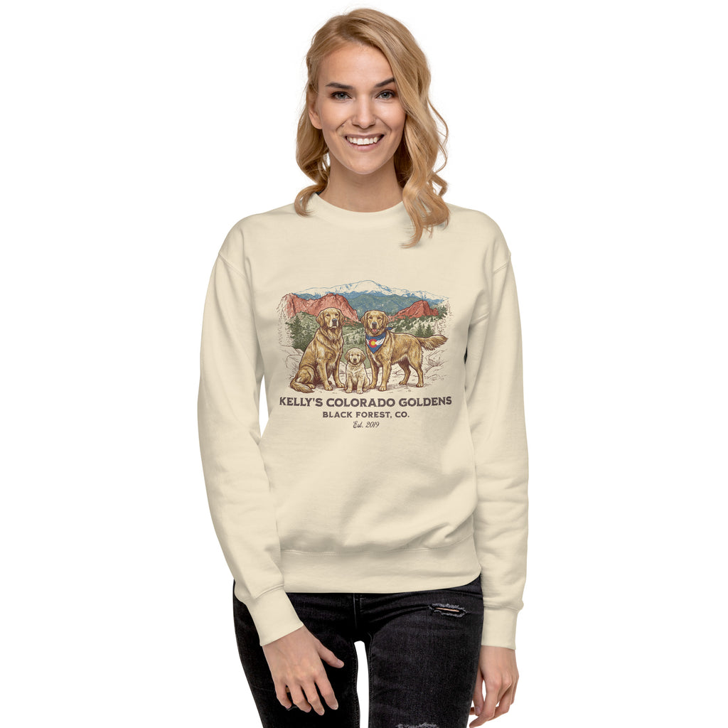 Kelly's CO Goldens Unisex Crew Neck Sweatshirt