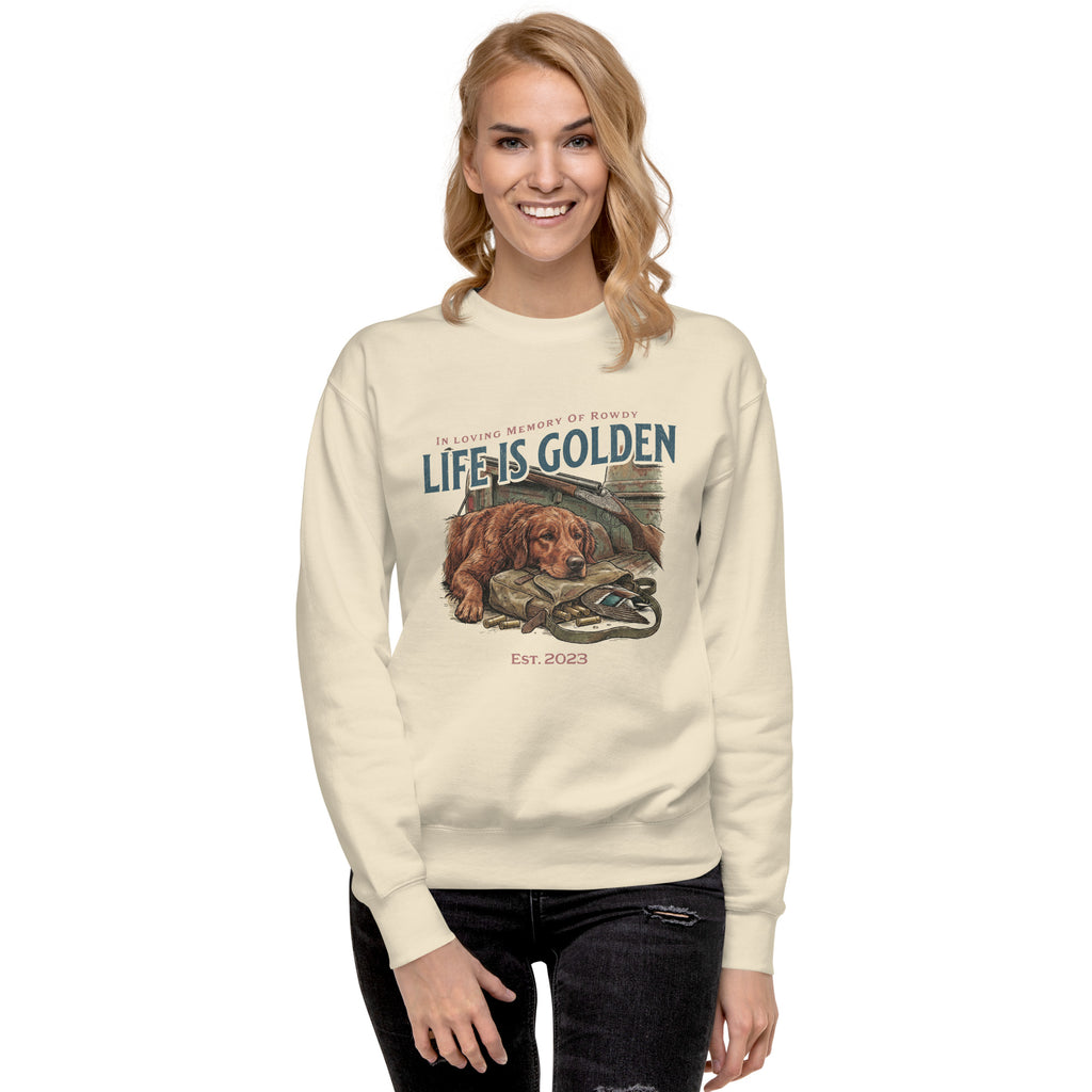 Th Rowdy Unisex Premium Crew Neck Sweatshirt