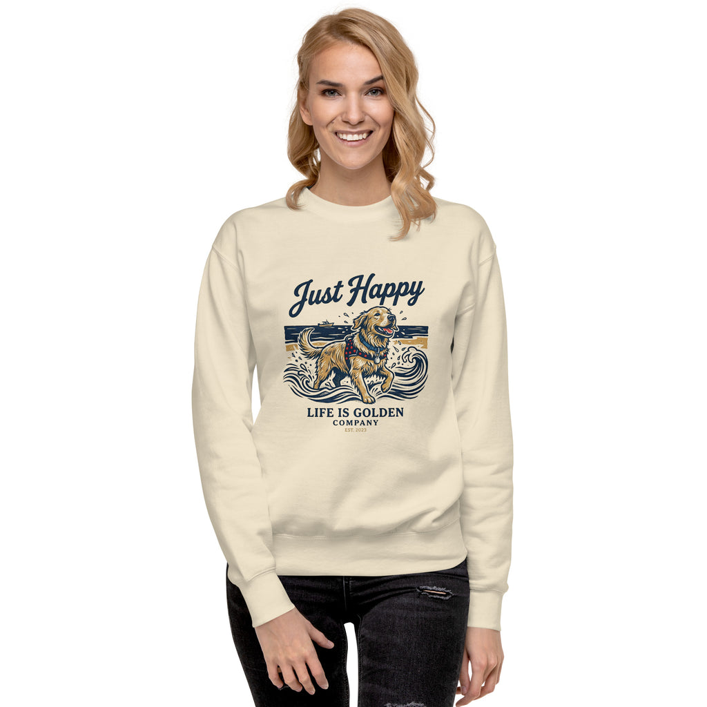 Just Happy Unisex Crew Neck