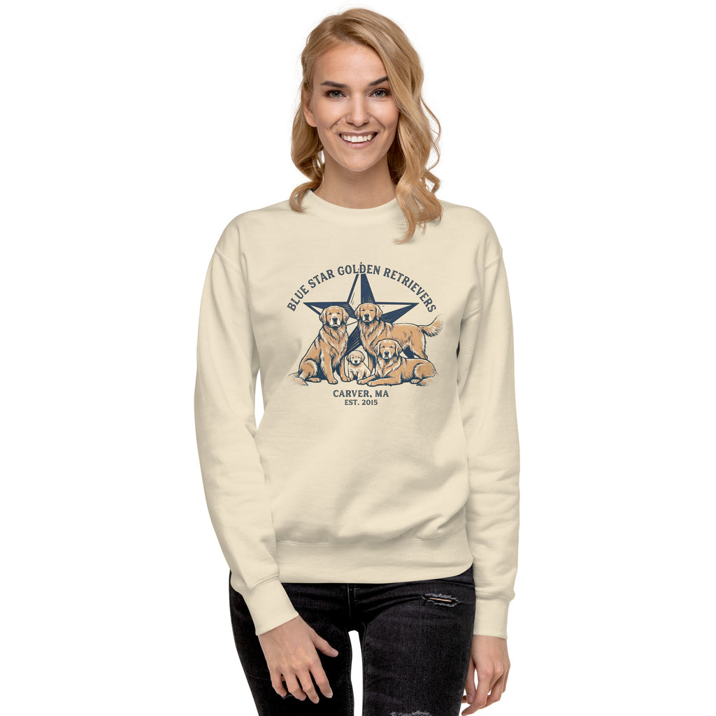 Blue Star Unisex Crew Neck