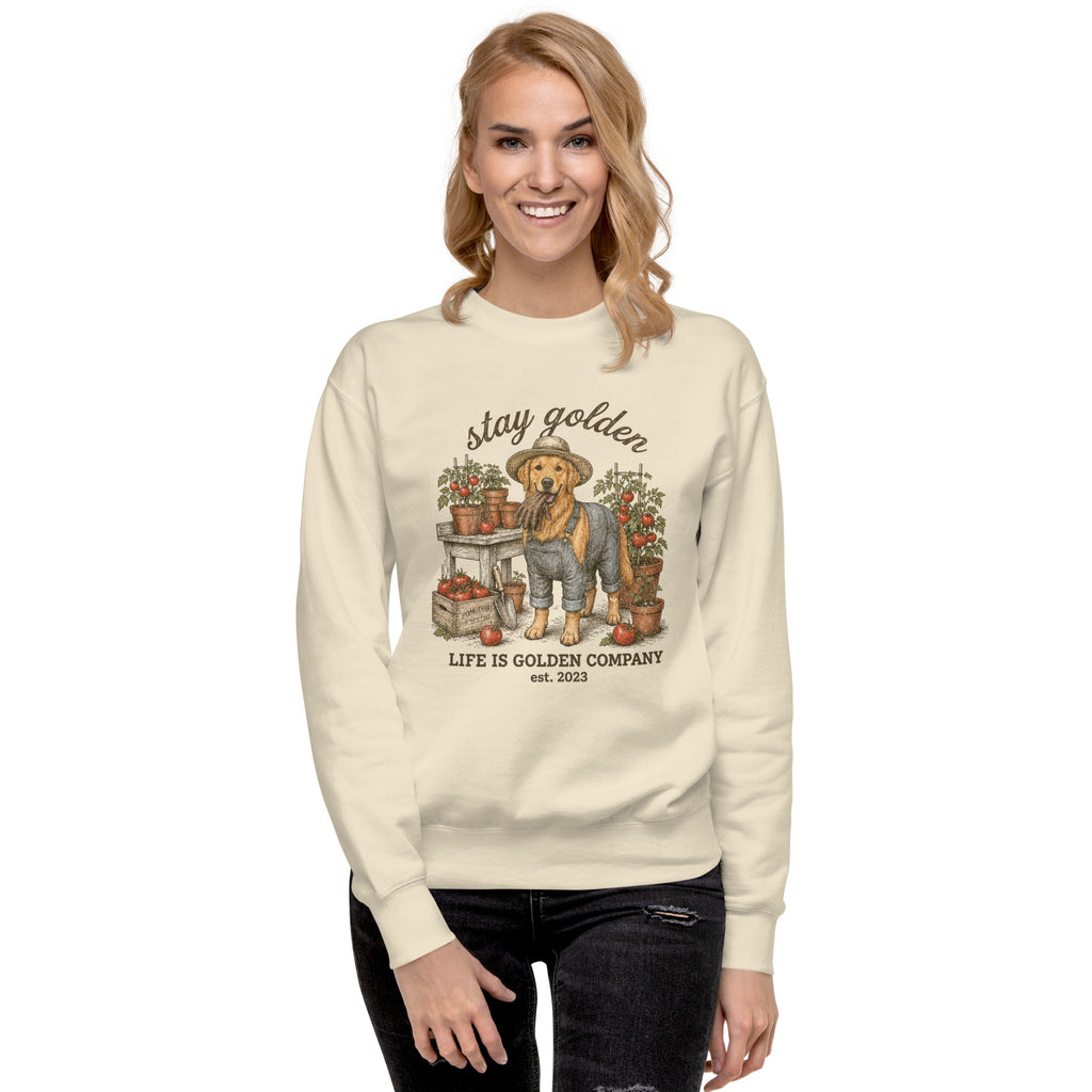 Stay Golden Tomato Gardner Unisex Crew Neck