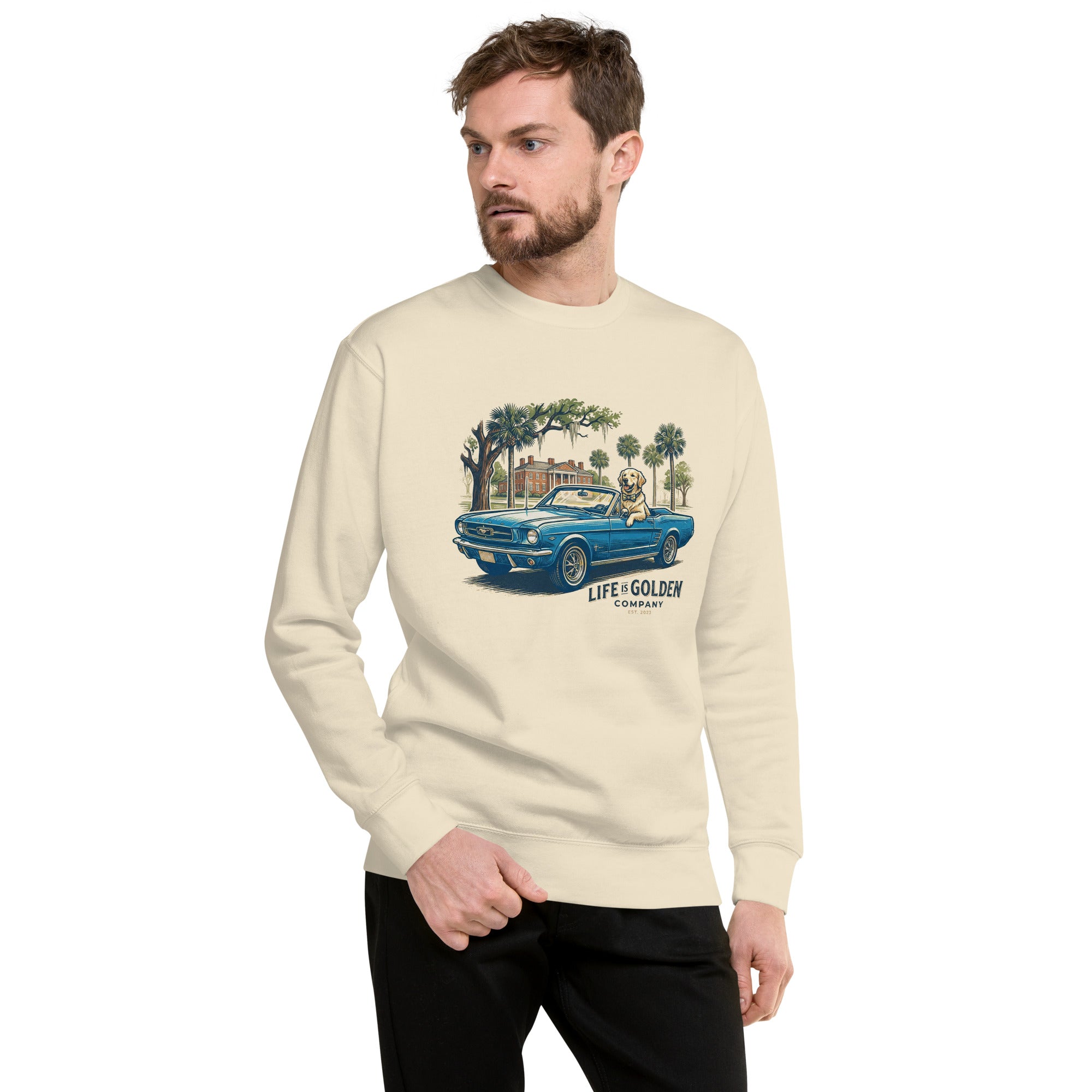Electric Blue Cruise Unisex Crew Neck