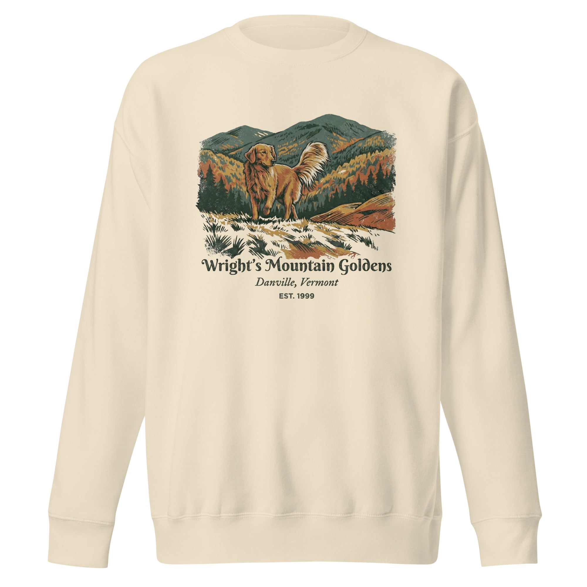 Wright's Mountain Goldens Unisex Crew Neck