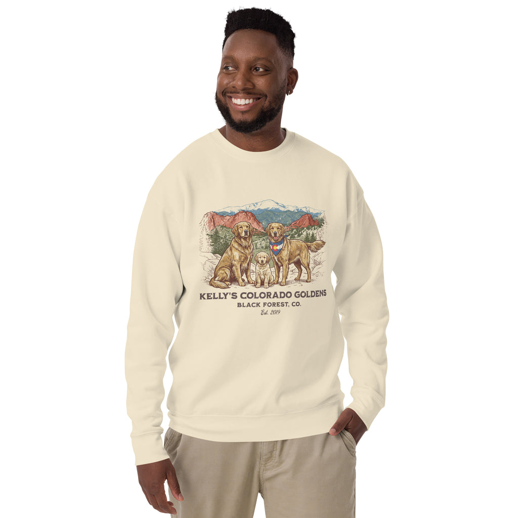 Kelly's CO Goldens Unisex Crew Neck Sweatshirt