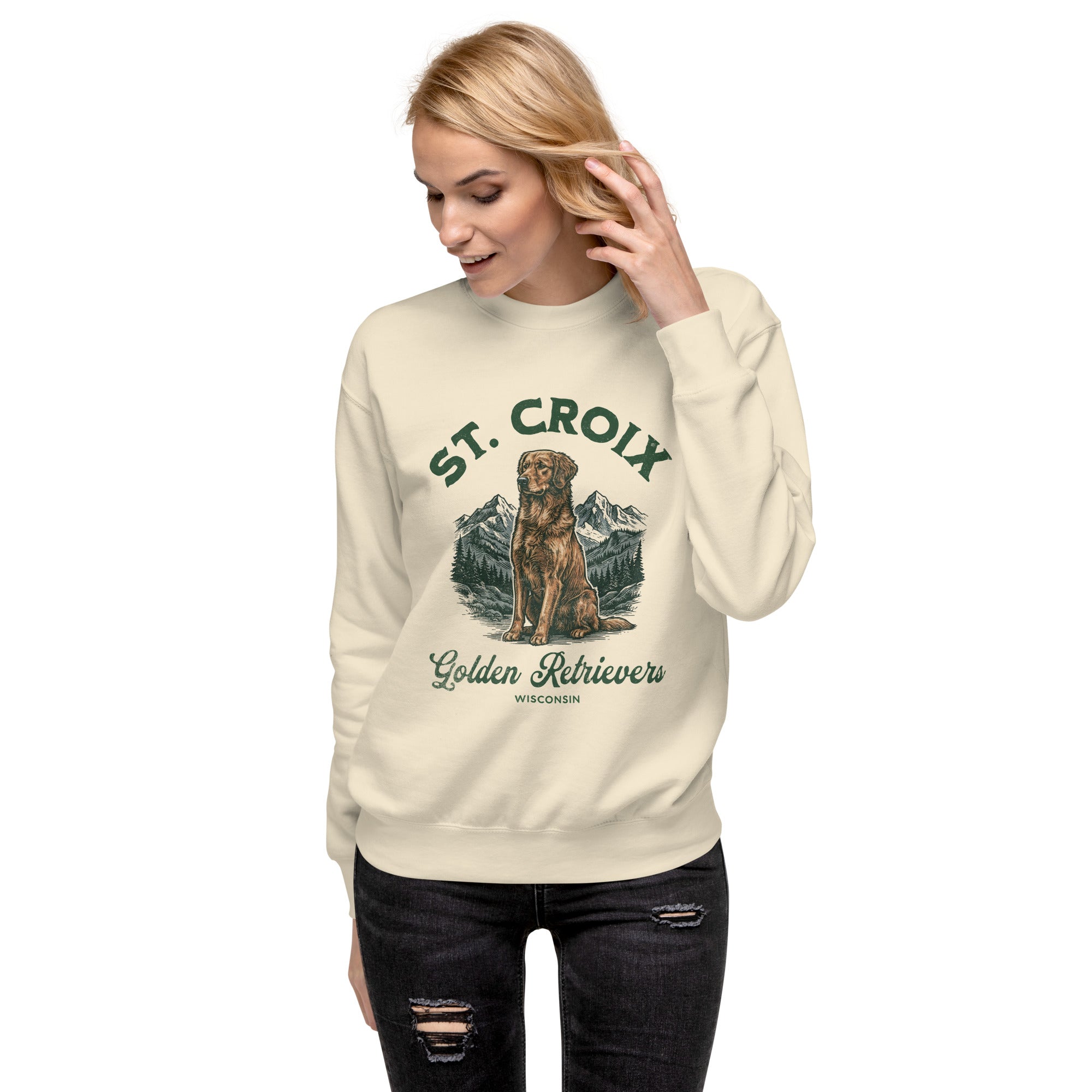 St Croix Unisex Crew Neck Sweatshirt