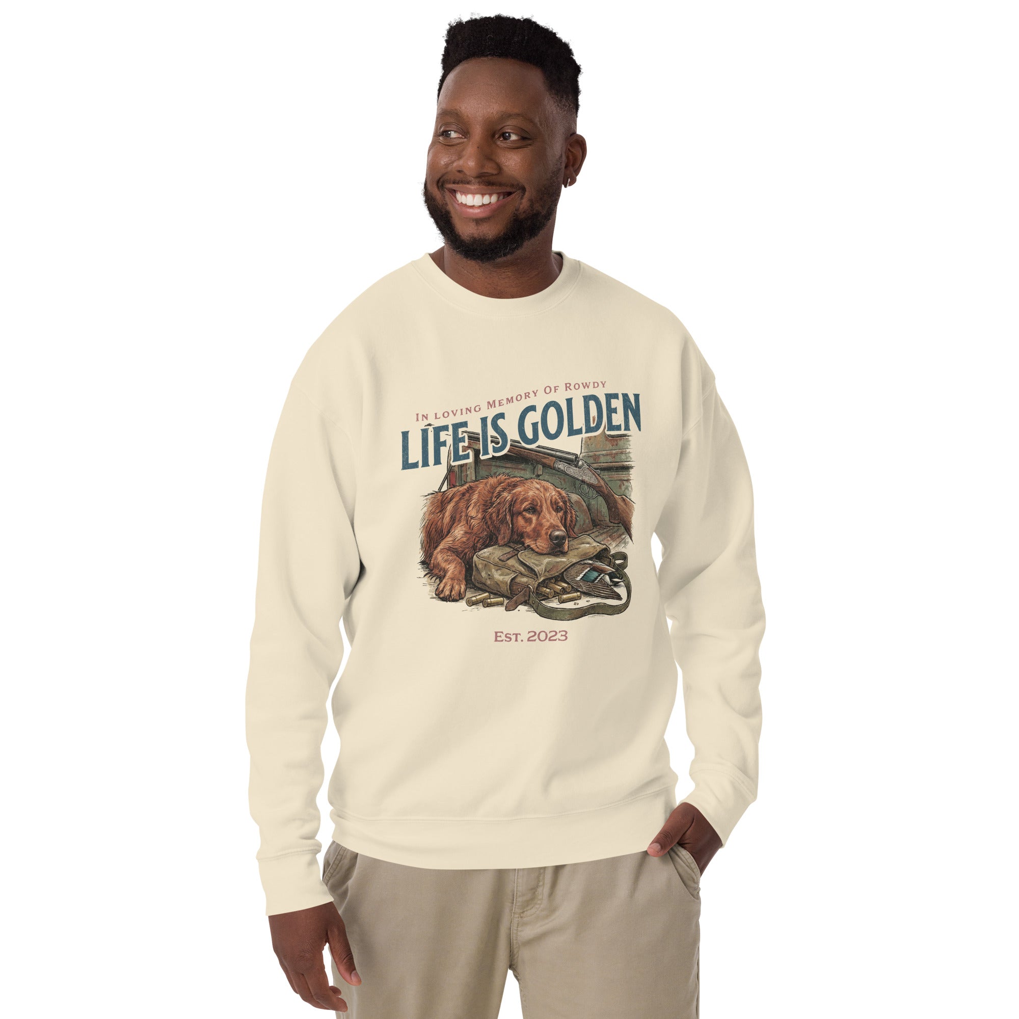 Th Rowdy Unisex Premium Crew Neck Sweatshirt