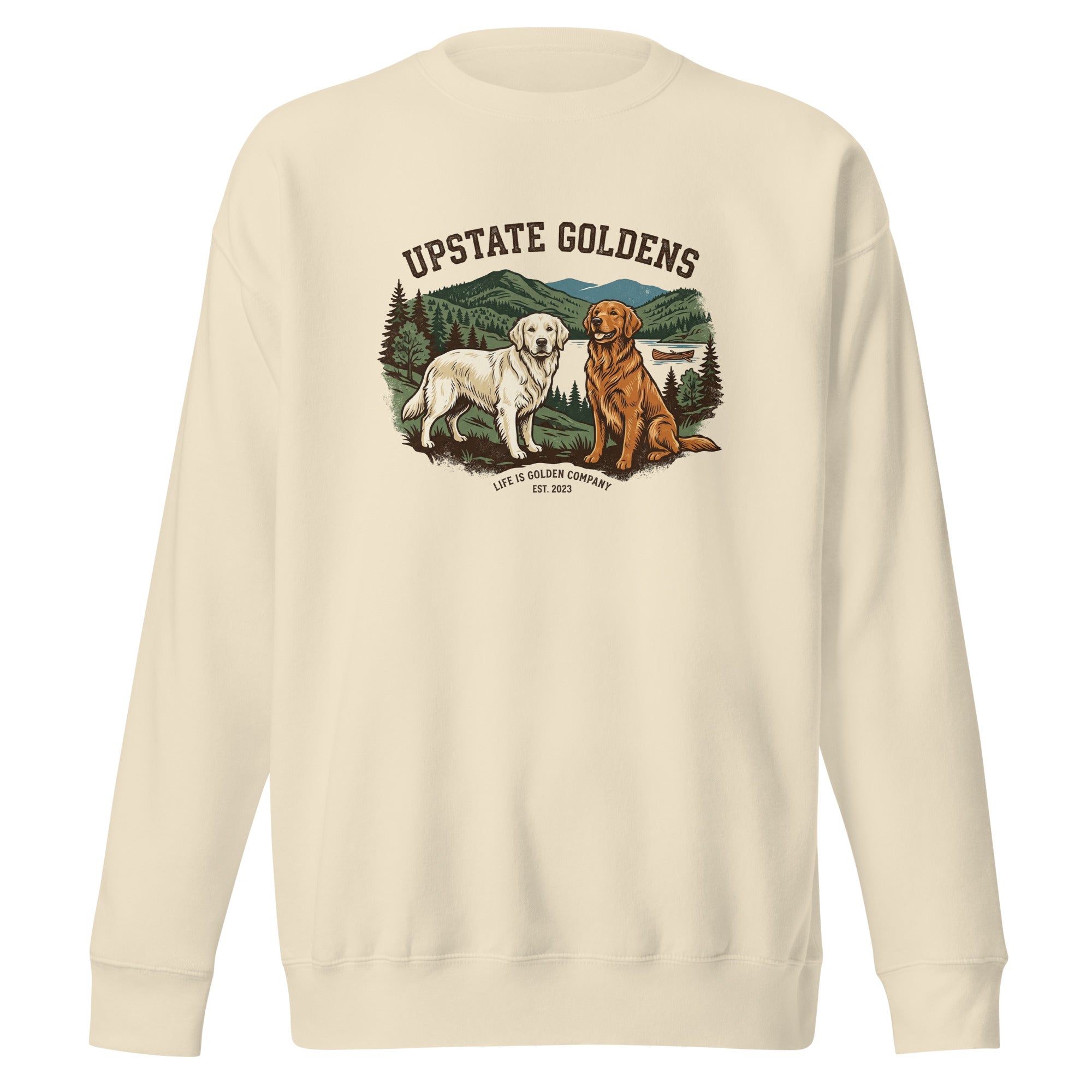 Upstate Goldens Unisex Crew Neck Sweatshirt