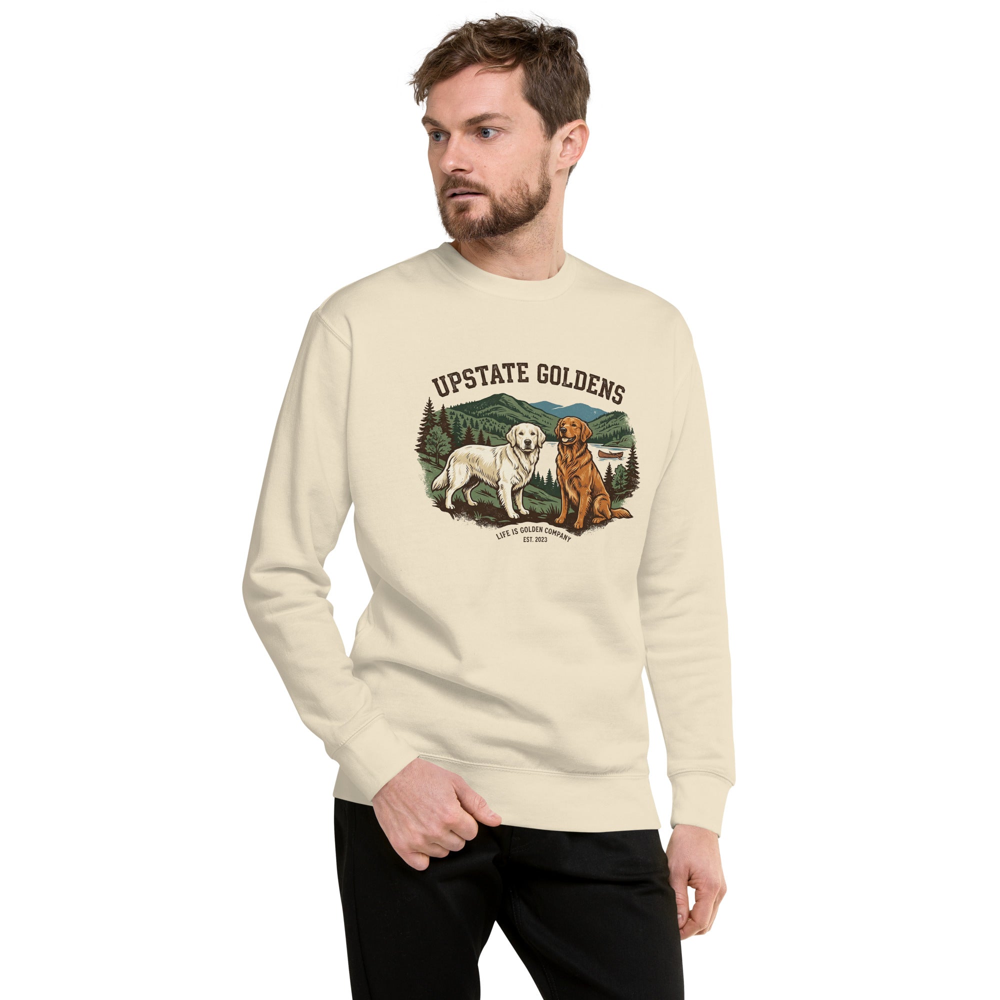 Upstate Goldens Unisex Crew Neck Sweatshirt