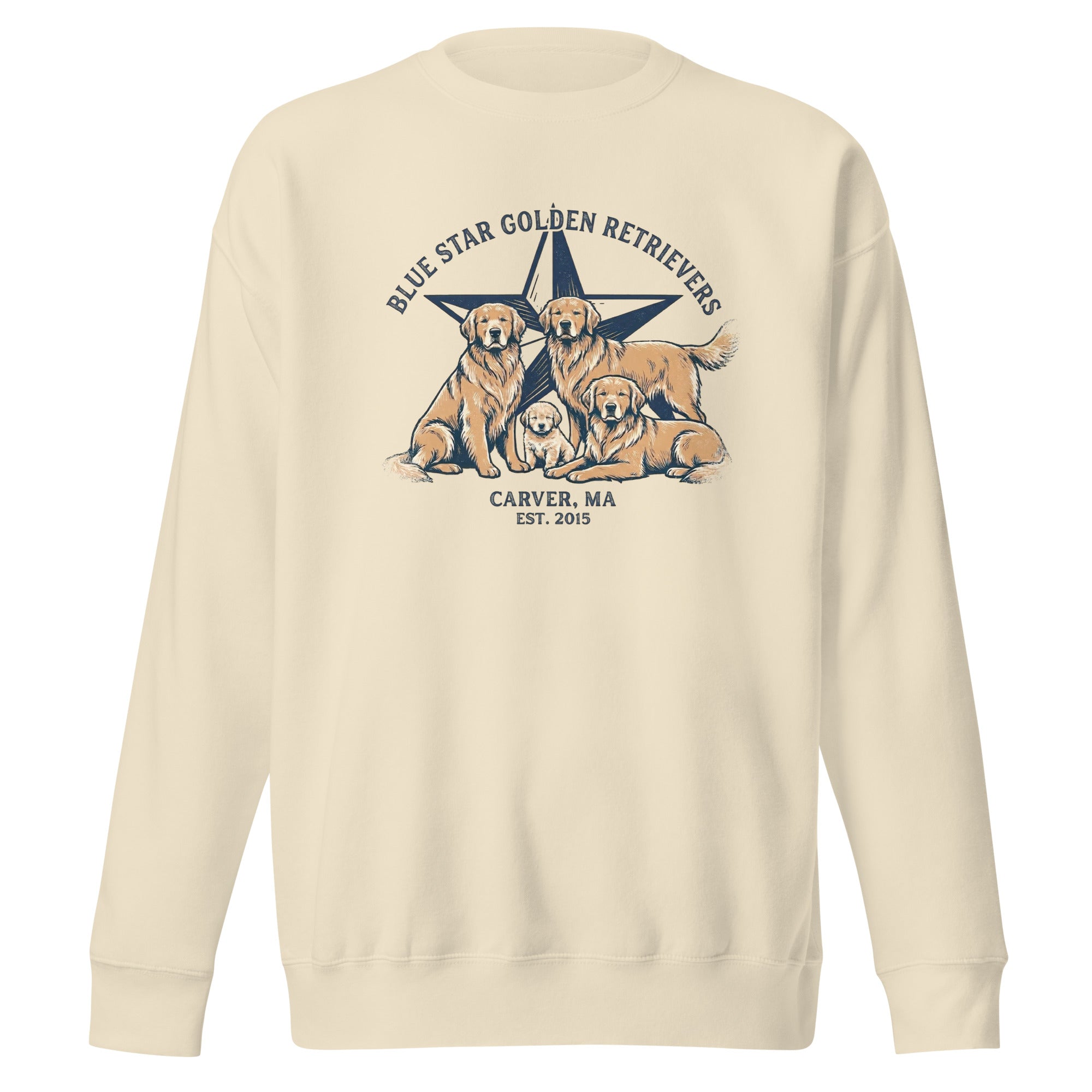 Blue Star Unisex Crew Neck