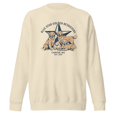 Blue Star Unisex Crew Neck