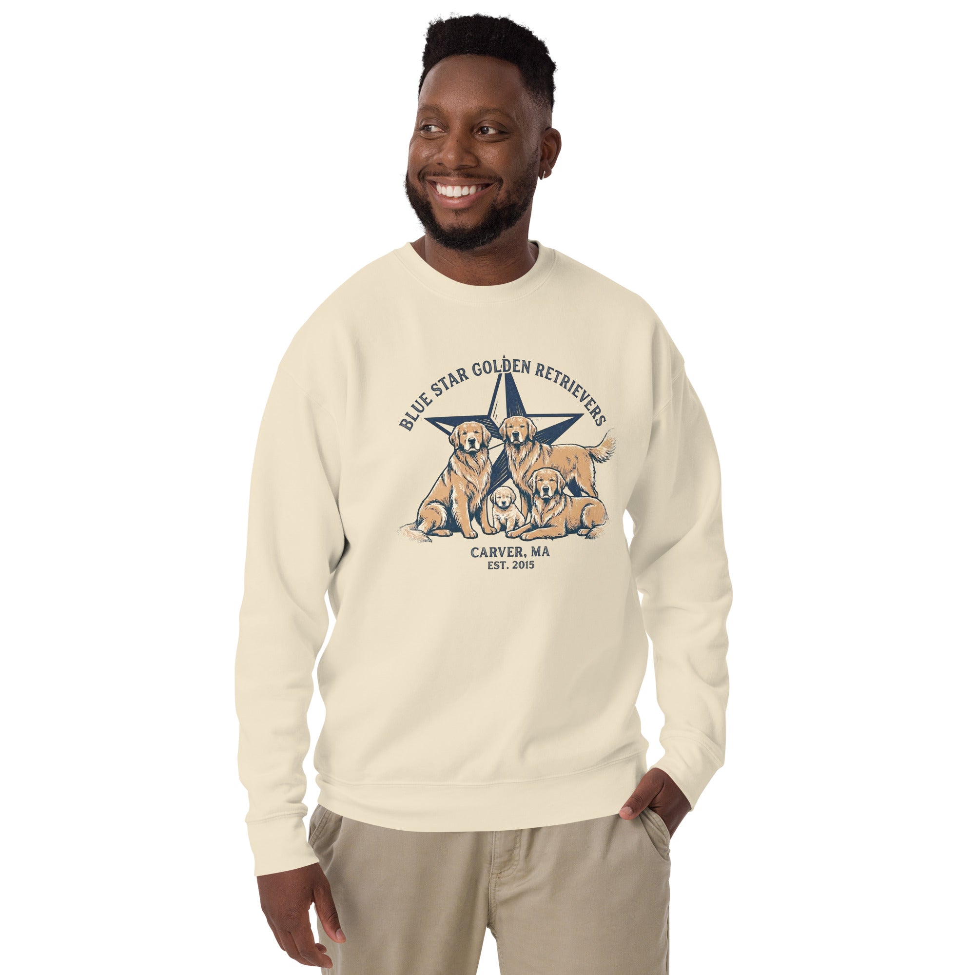 Blue Star Unisex Crew Neck