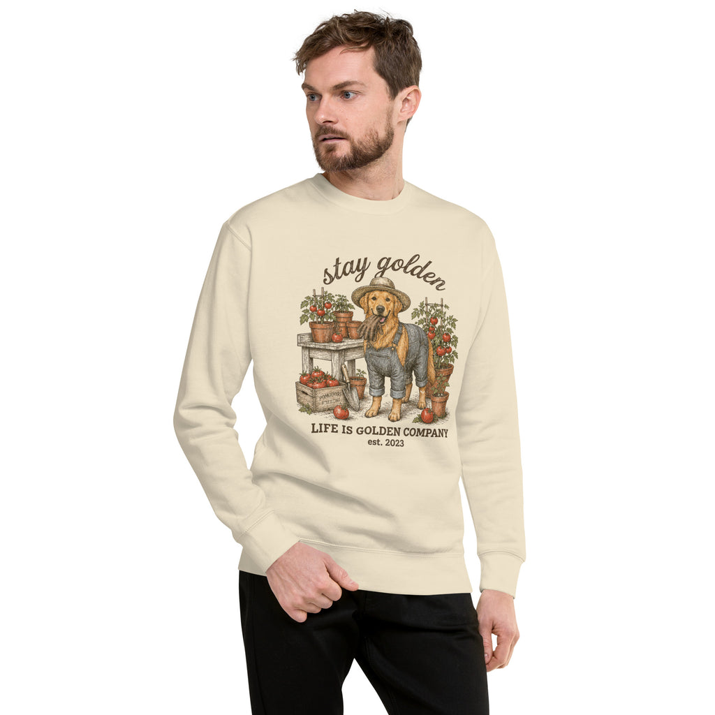 Stay Golden Tomato Gardner Unisex Crew Neck