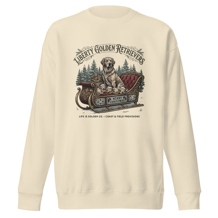 Liberty Goldens Christmas Unisex Crew Neck
