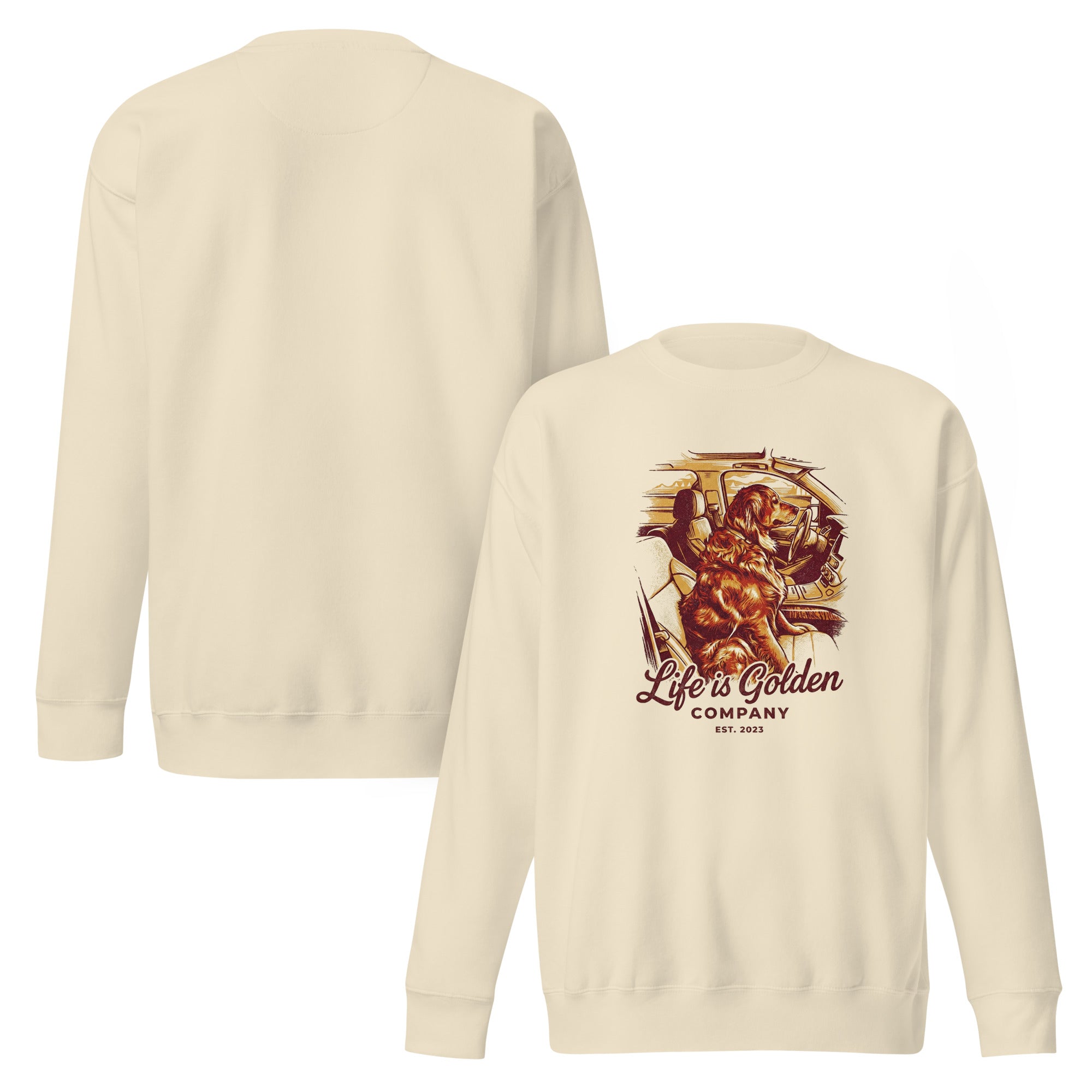 Golden Passenger Unisex Crew Neck