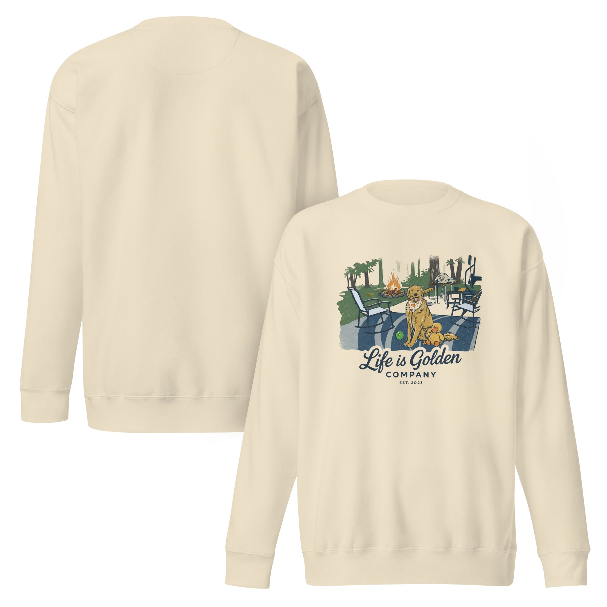 Playful Campsite Unisex Crew Neck