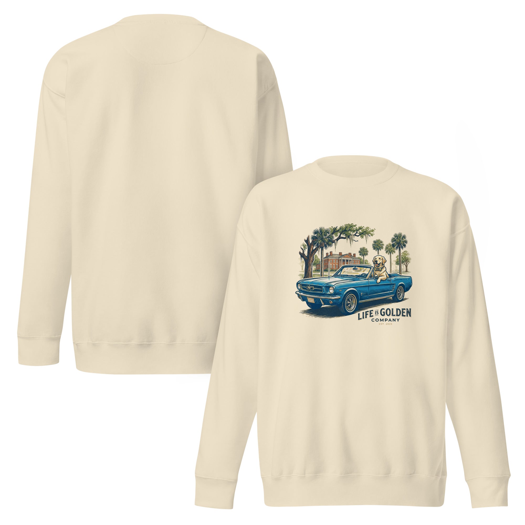 Electric Blue Cruise Unisex Crew Neck