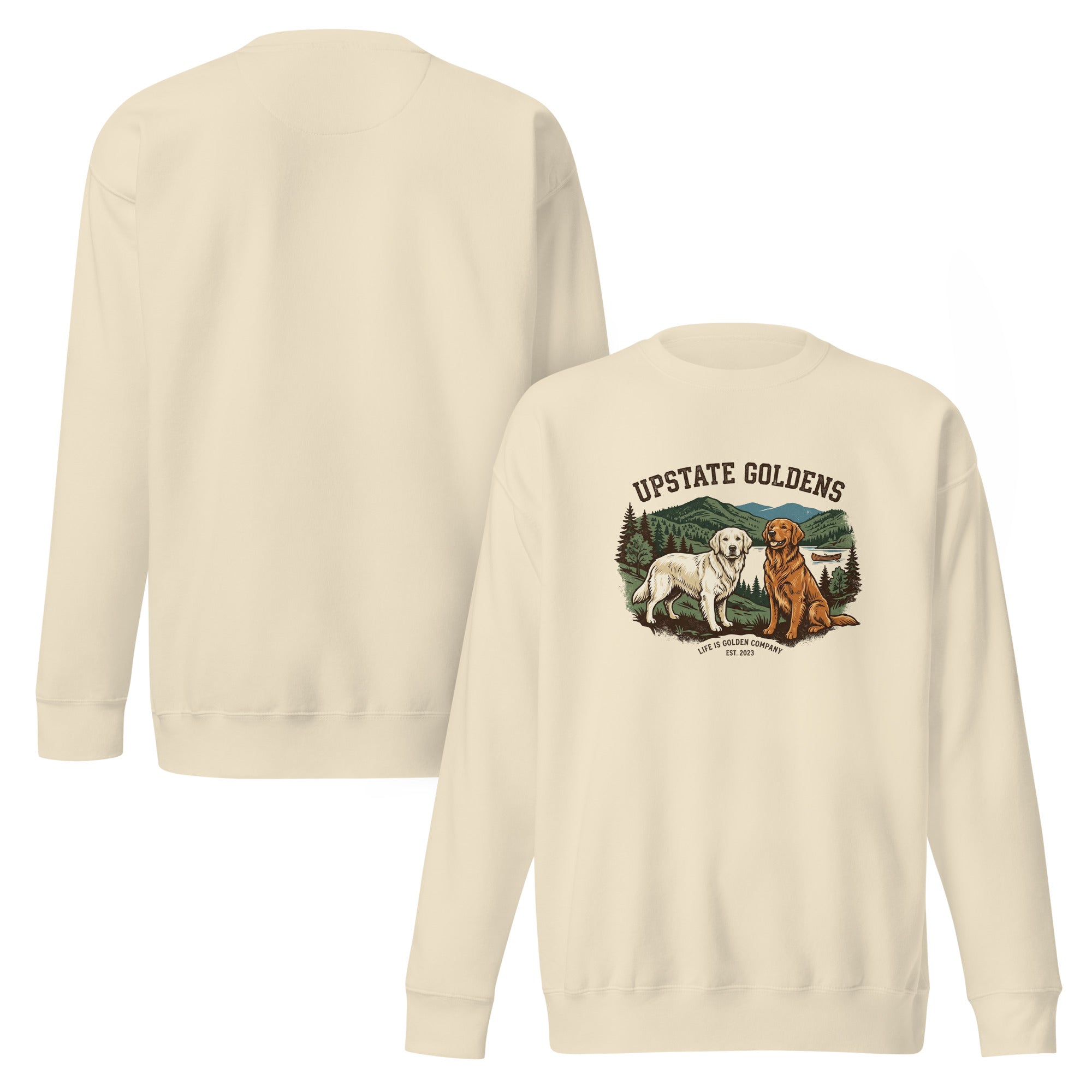 Upstate Goldens Unisex Crew Neck Sweatshirt