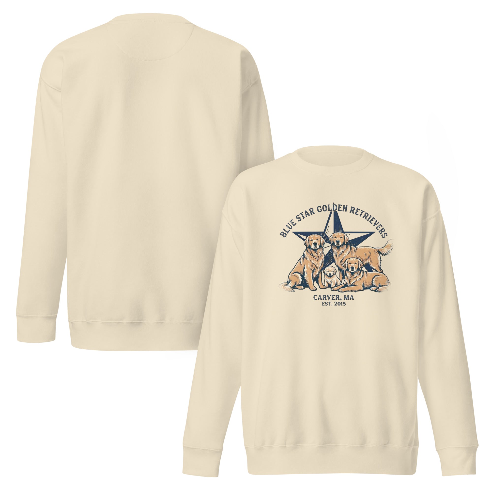 Blue Star Unisex Crew Neck