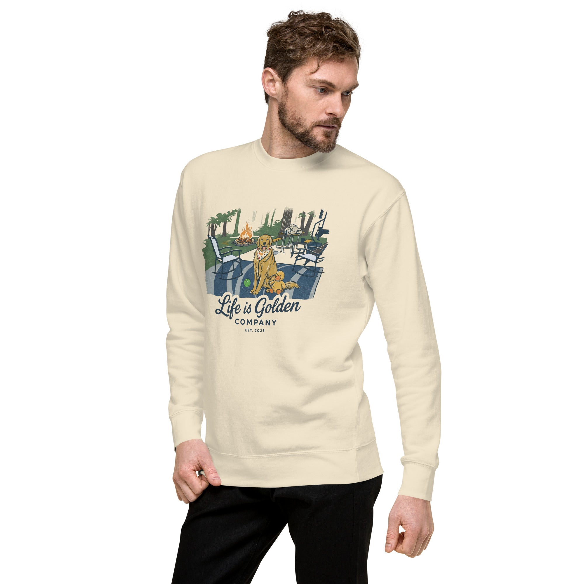 Playful Campsite Unisex Crew Neck