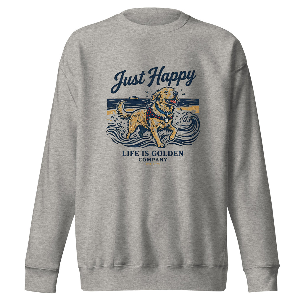 Just Happy Unisex Crew Neck
