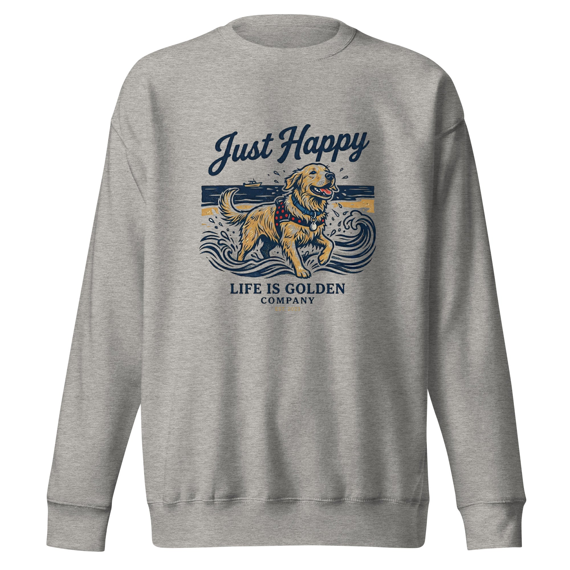 Just Happy Unisex Crew Neck