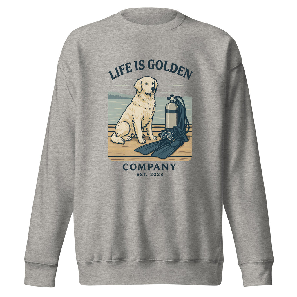 Scuba Pup Unisex  Crew Neck