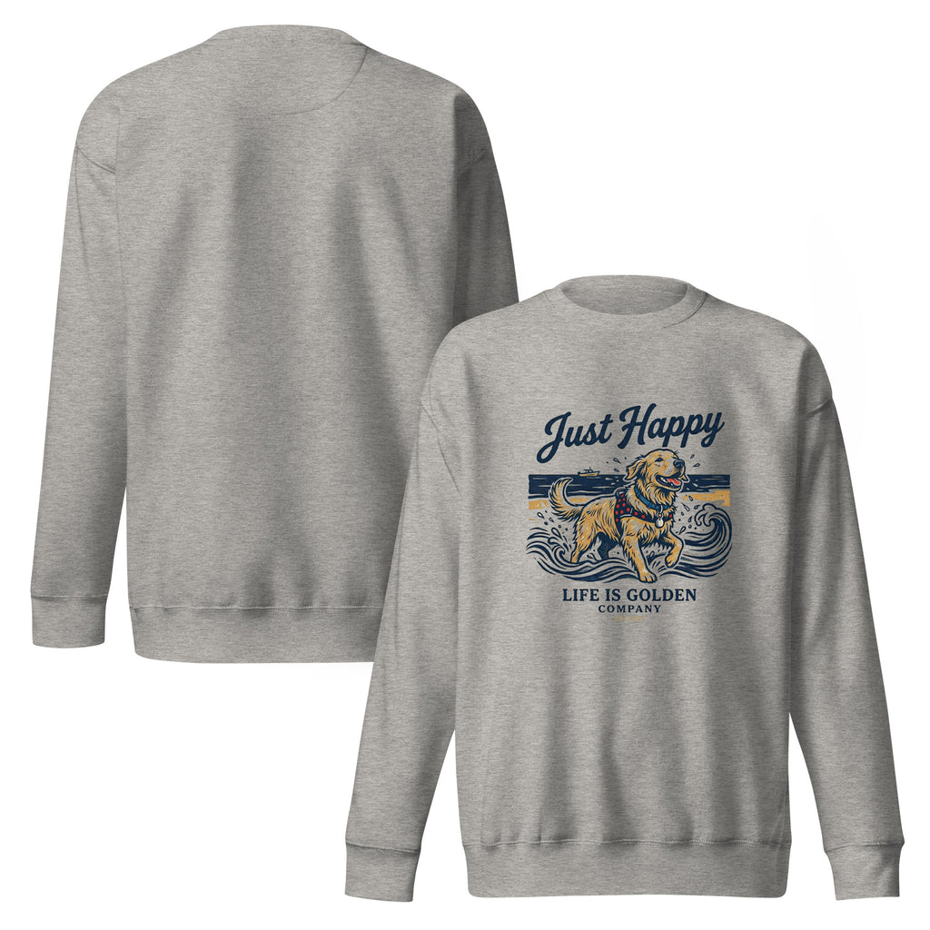 Just Happy Unisex Crew Neck
