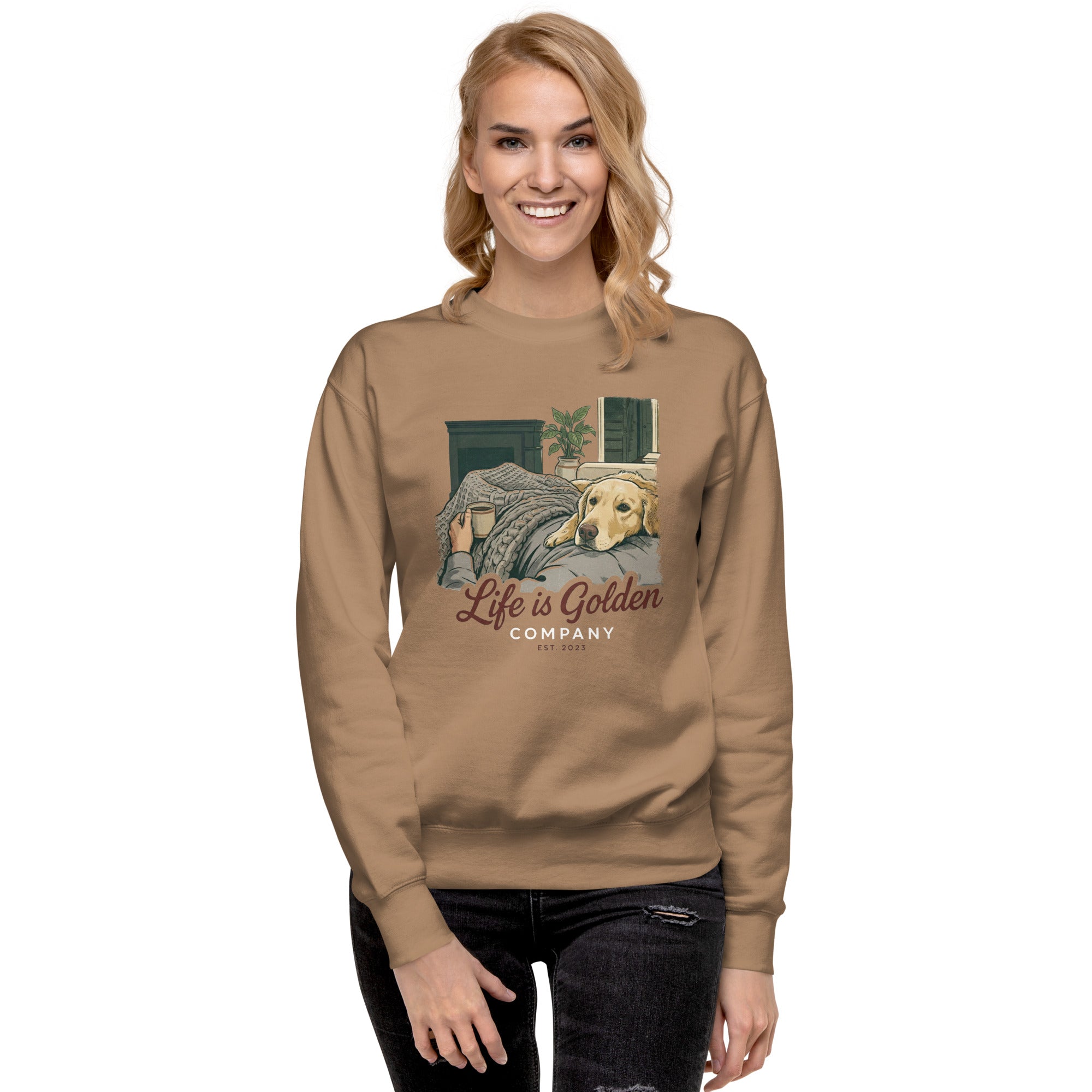 Golden Snuggles Unisex Crew Neck