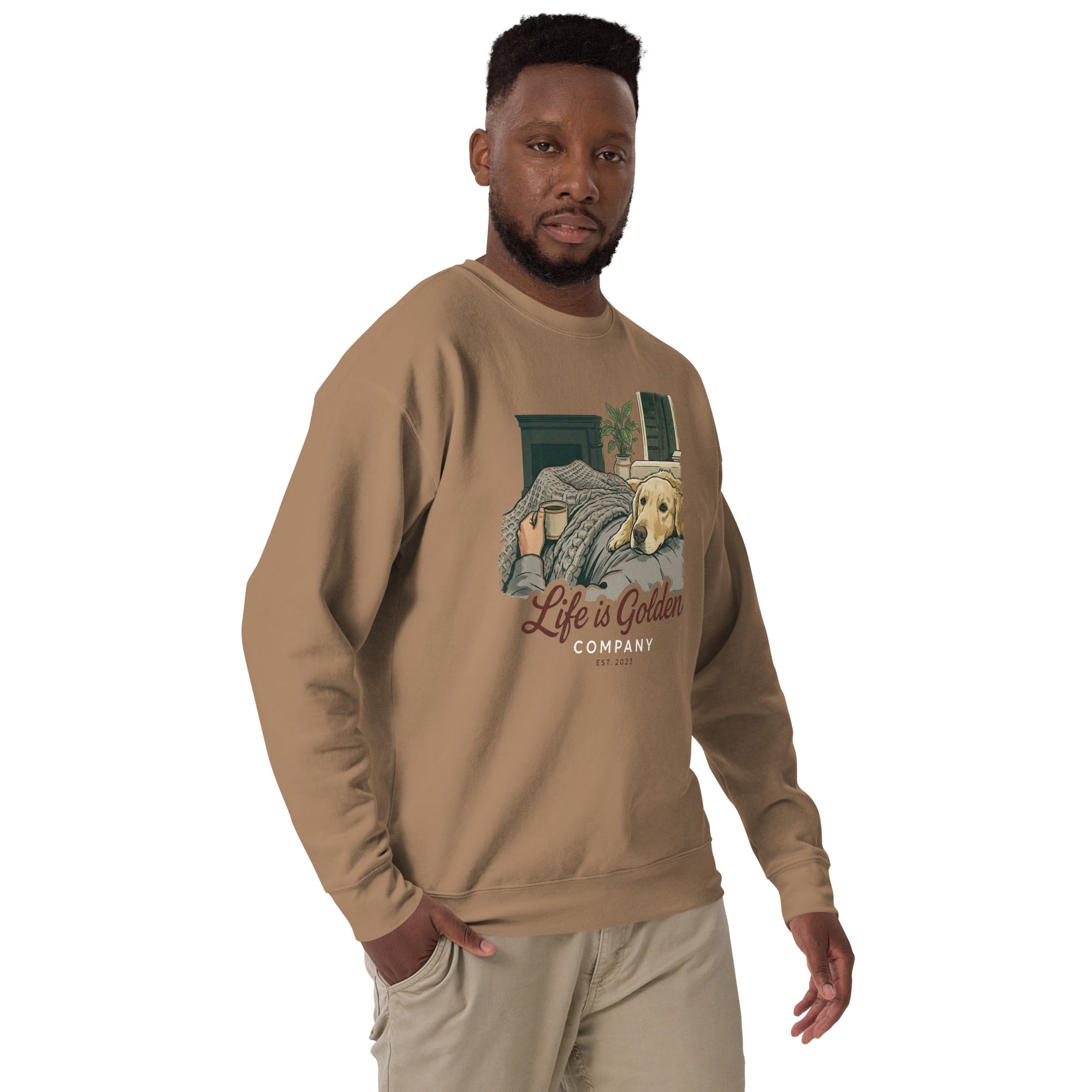 Golden Snuggles Unisex Crew Neck