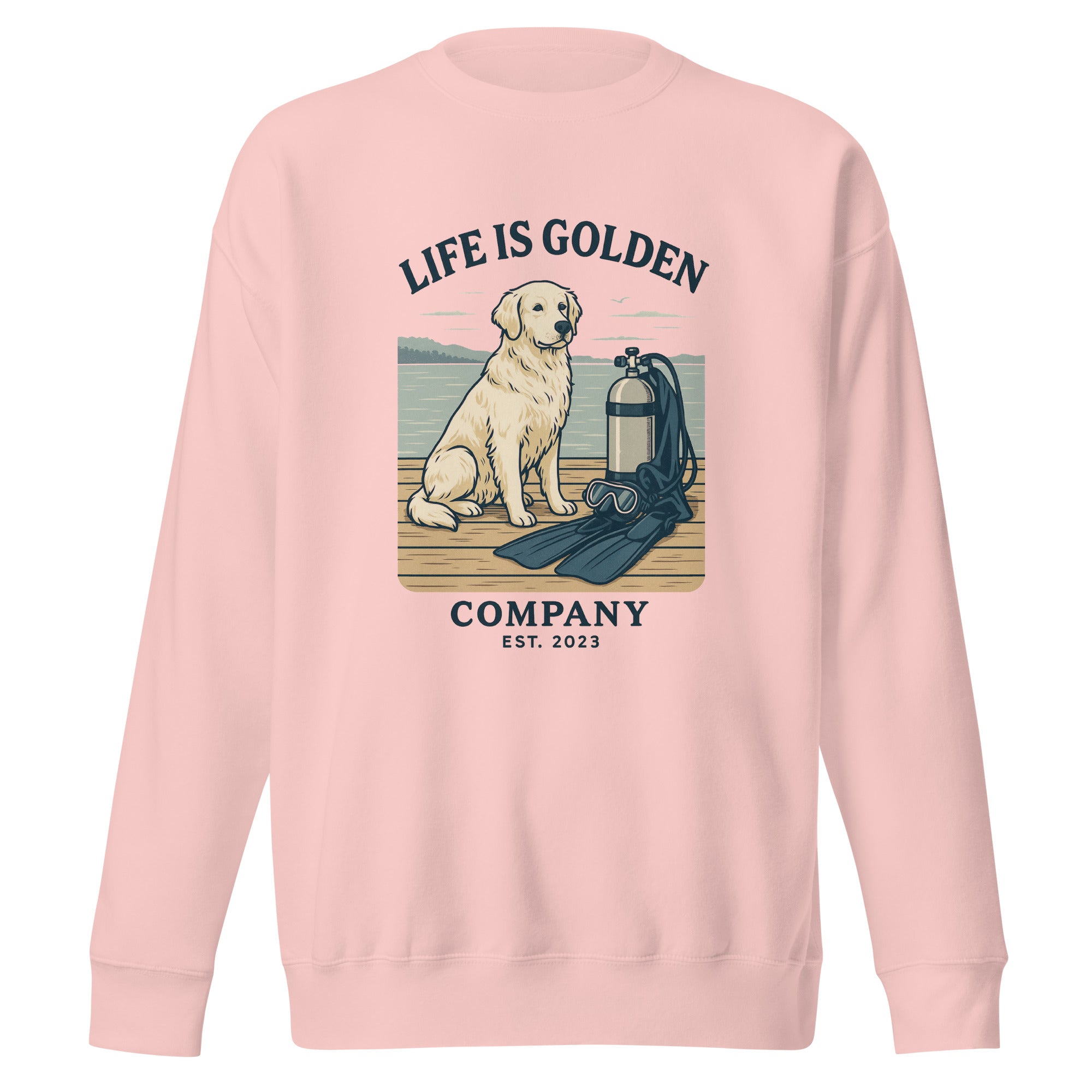 Scuba Pup Unisex  Crew Neck