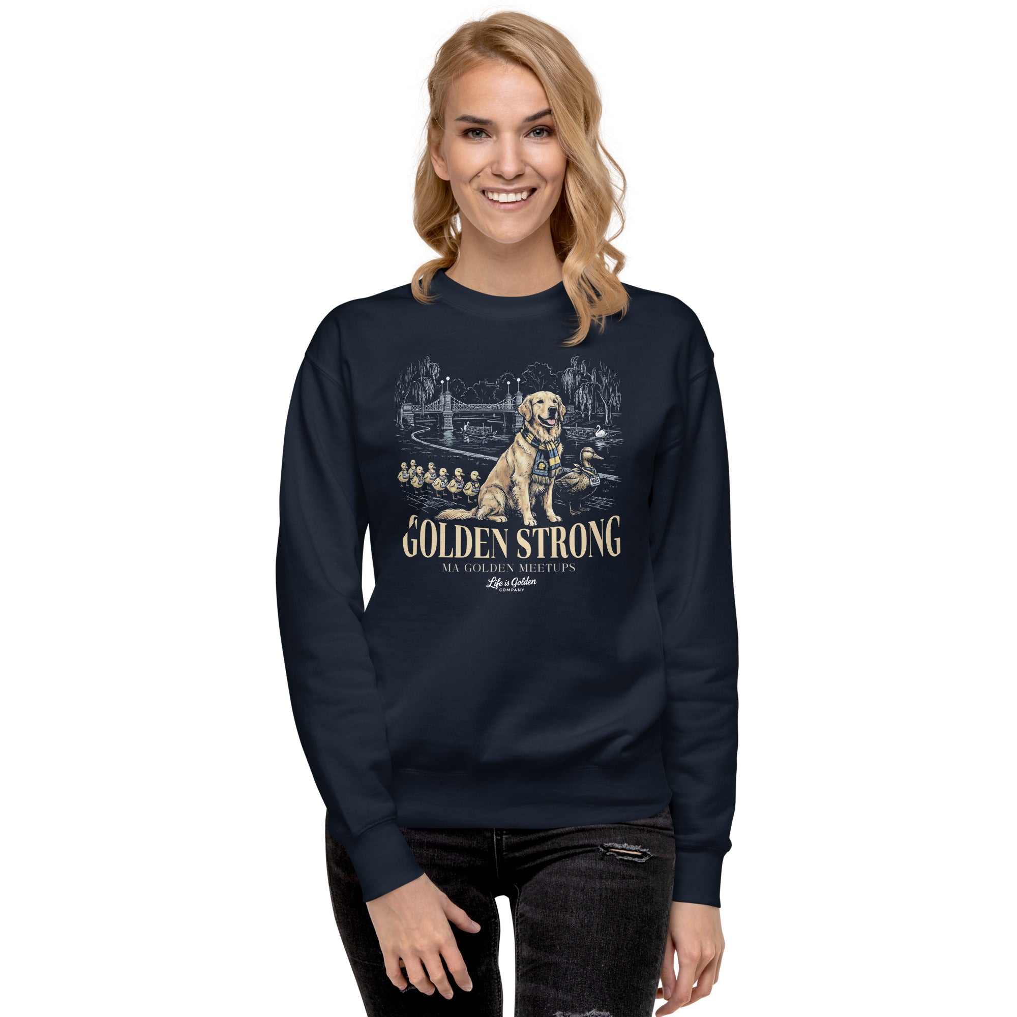 Make Way For Goldens Unisex Crew Neck
