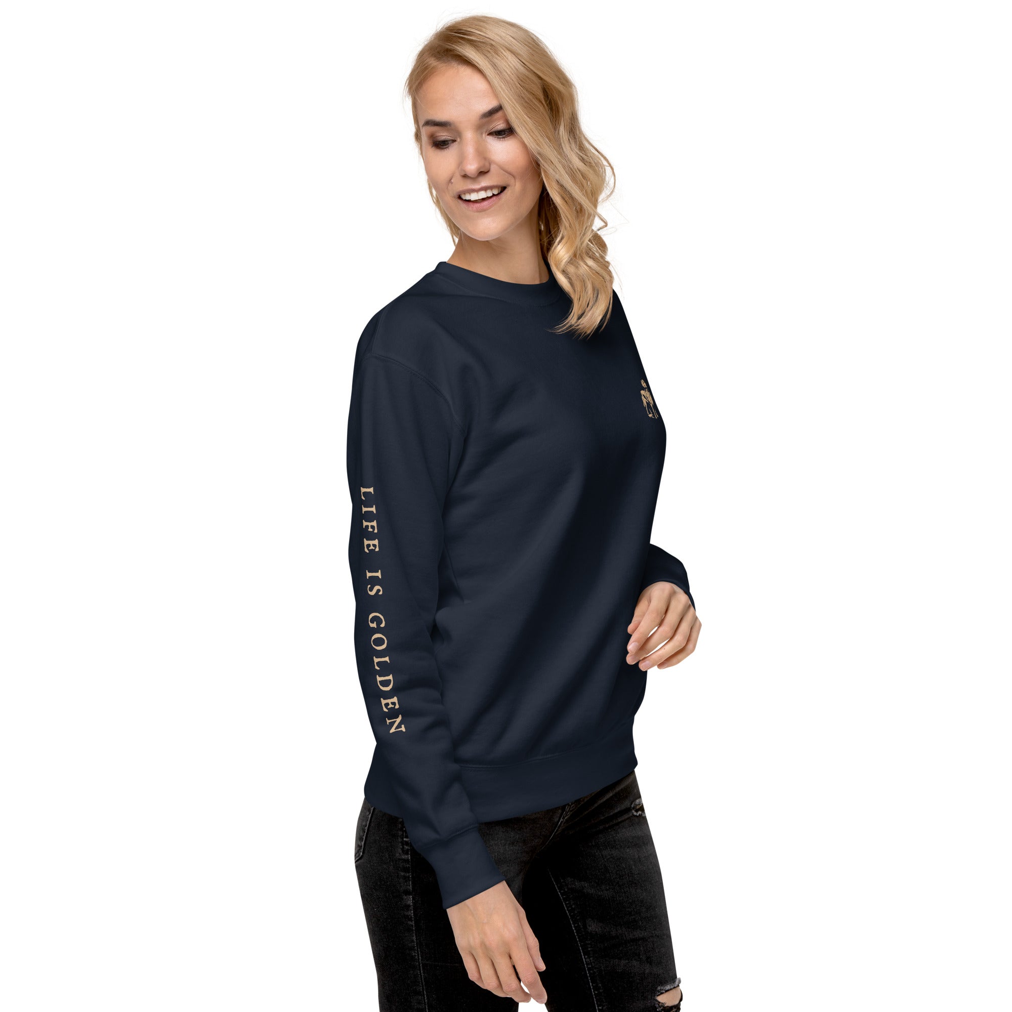 Navy &amp; Gold Sweatshirt