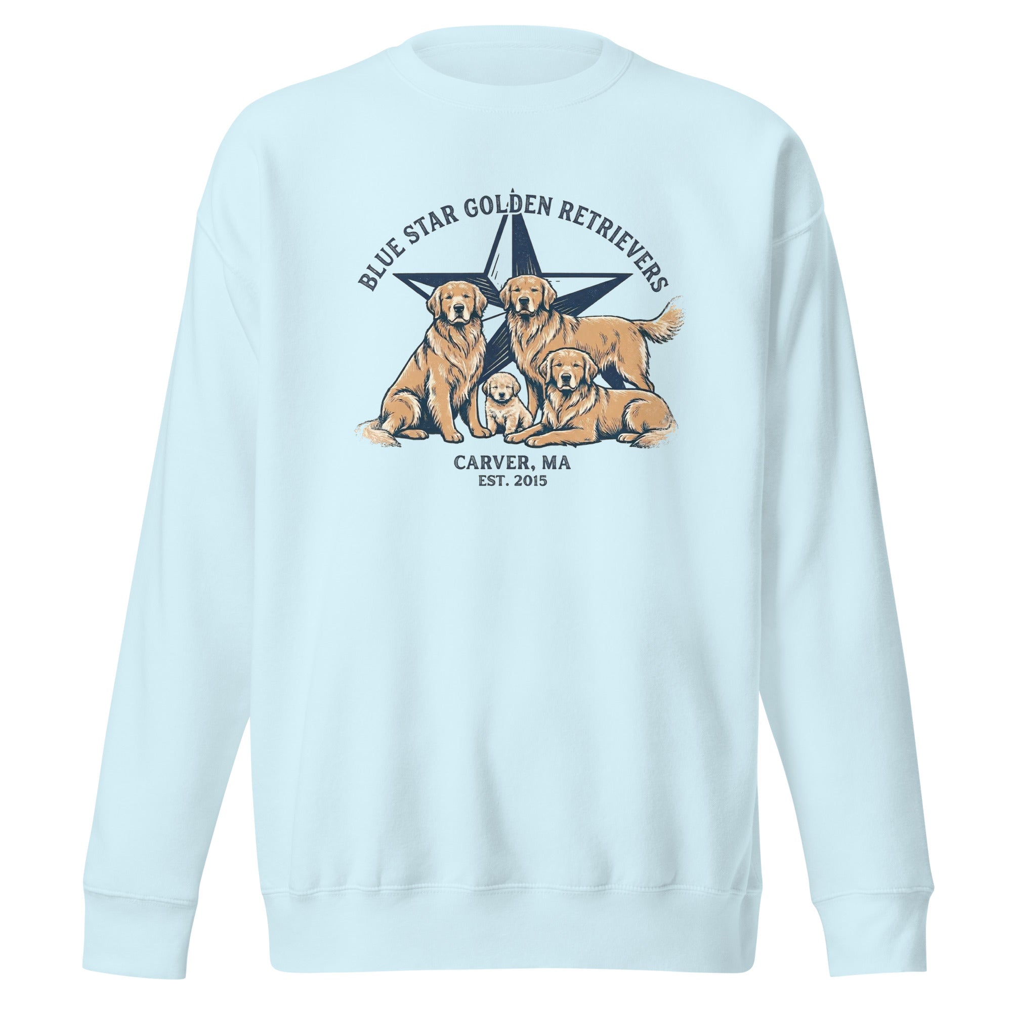 Blue Star Unisex Crew Neck