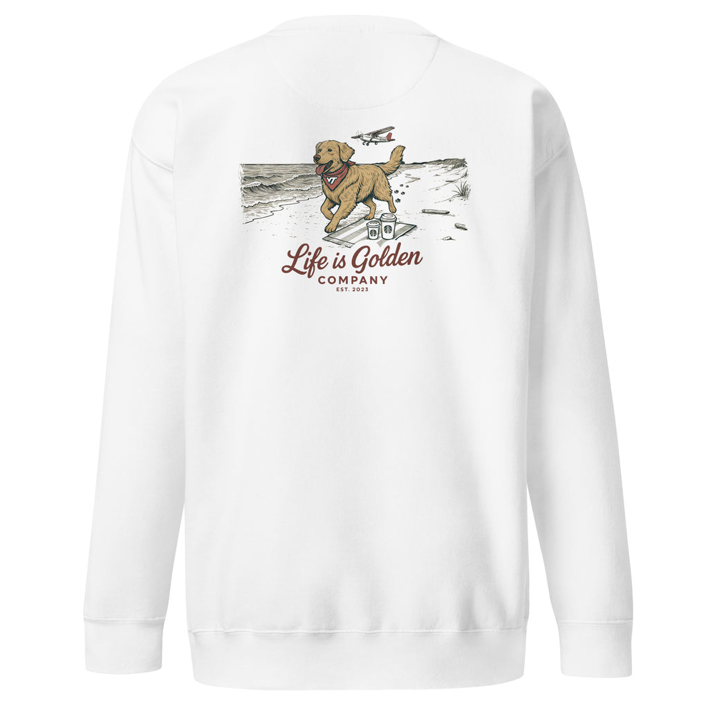 VT Beach Run Crew Neck Sweatshirt