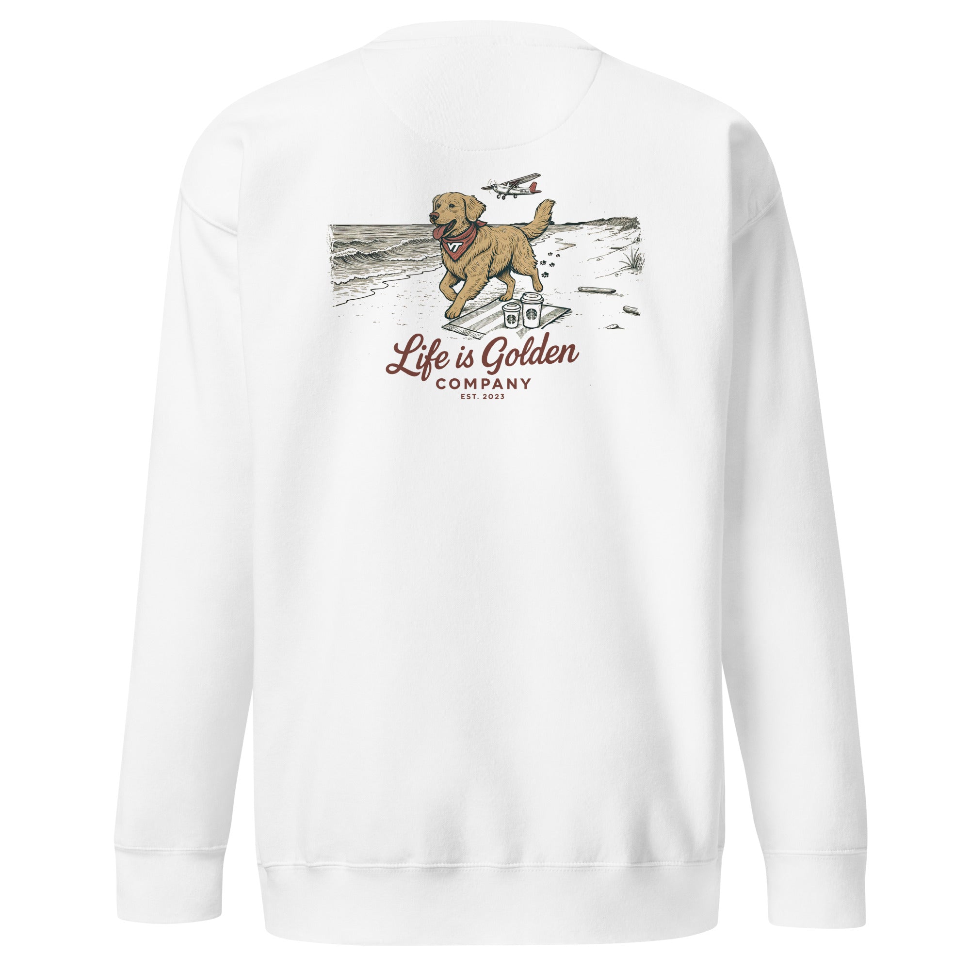 VT Beach Run Crew Neck Sweatshirt