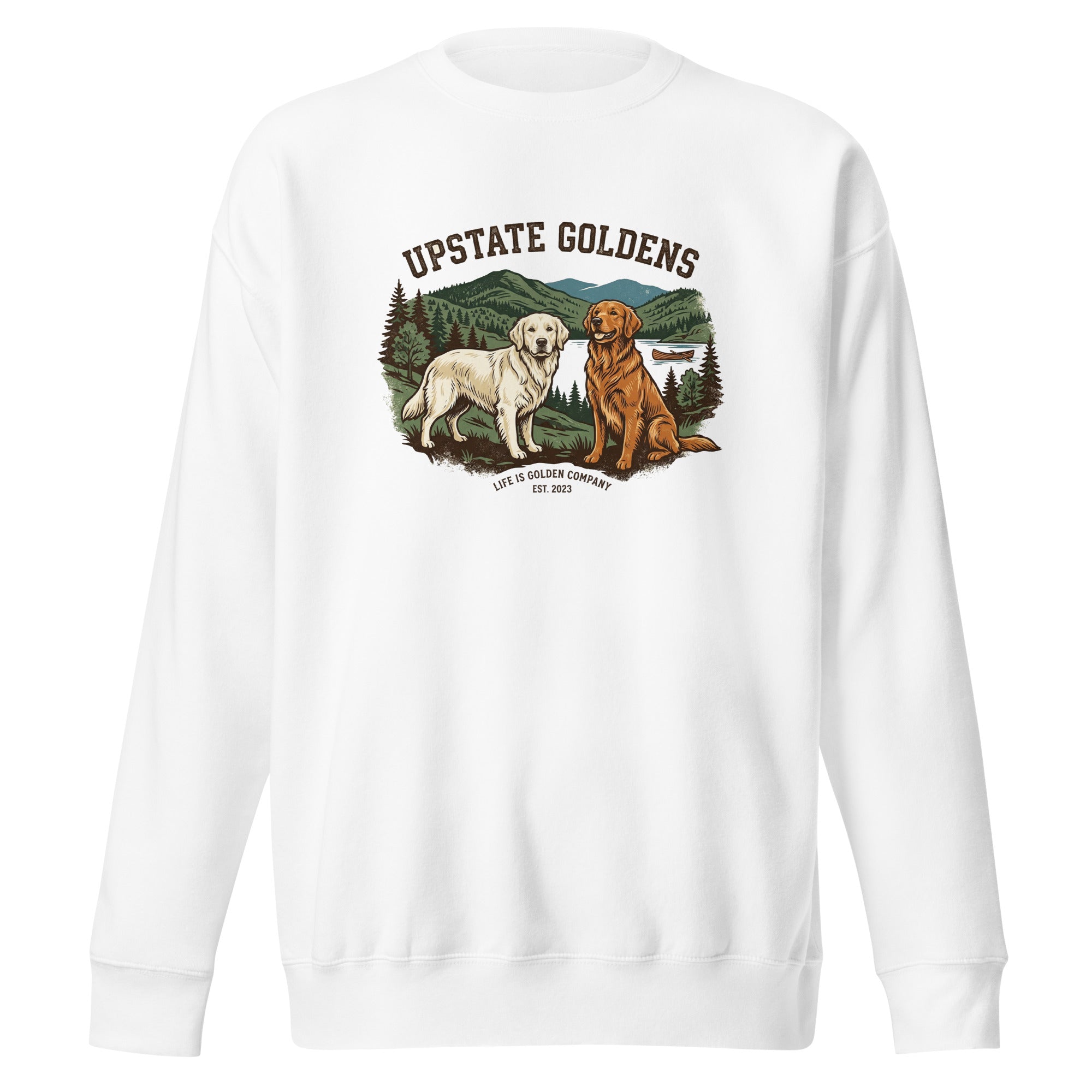 Upstate Goldens Unisex Crew Neck Sweatshirt