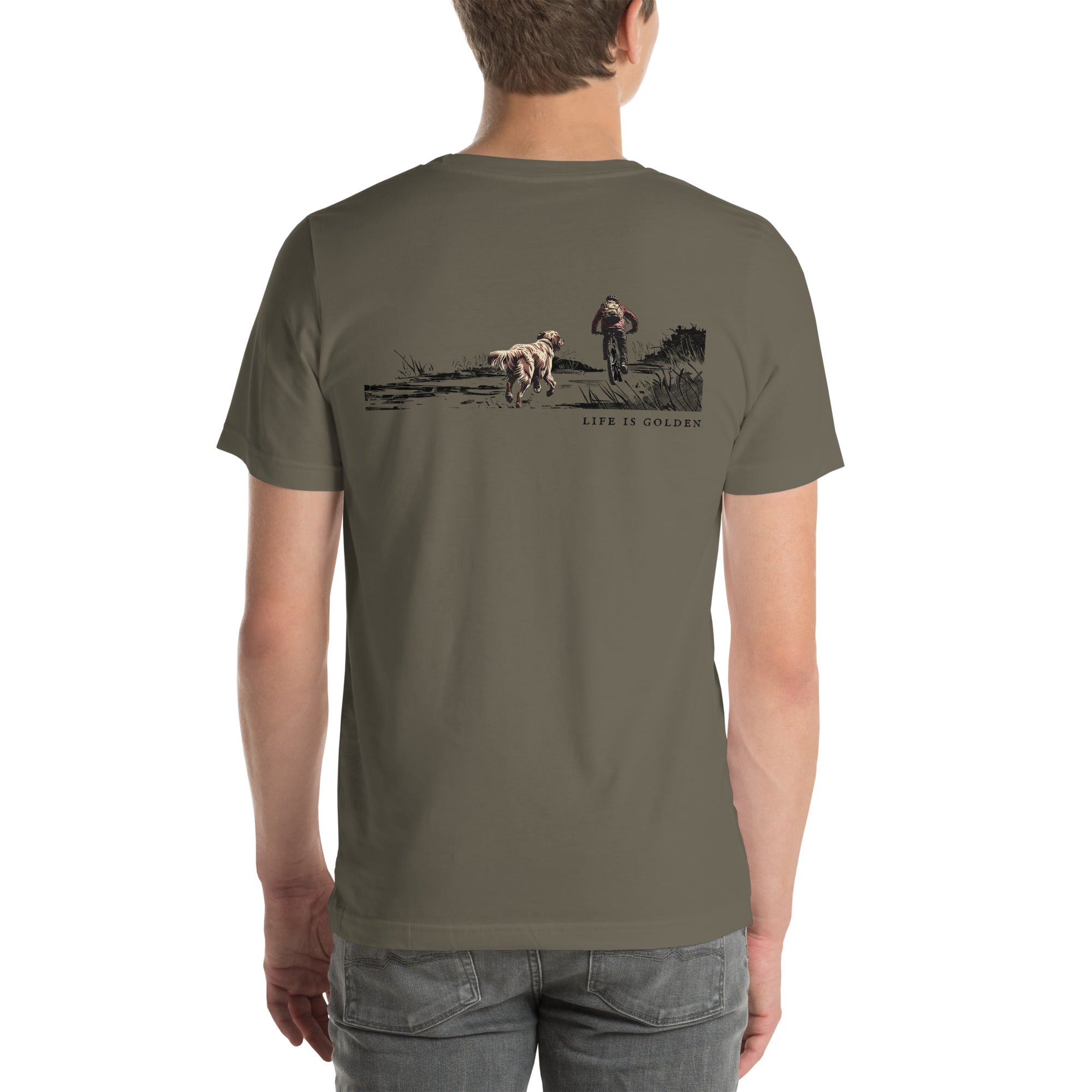Golden Trail Dog Tee
