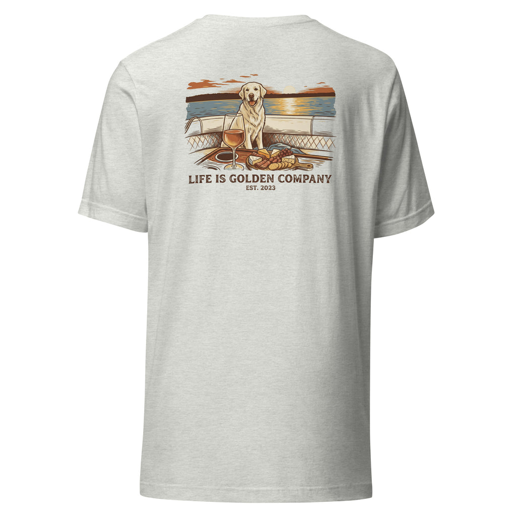 Sunset Sips and Golden Trips Unisex Tee